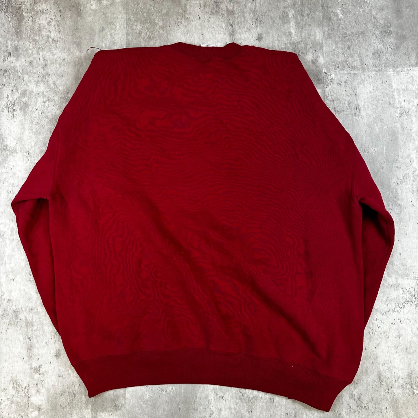 Russell Athletic XL Maroon Sweatshirt With Small Pig Embroidery Crewneck Pullover Made In USA