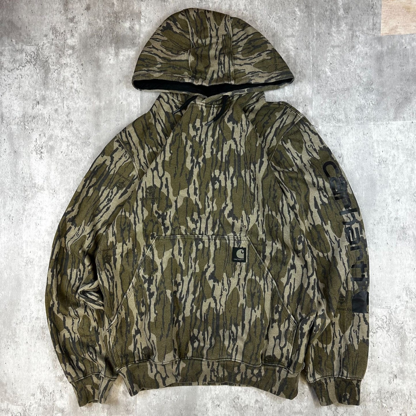 Carhartt Loose Fit Camouflage Hooded Sweatshirt S