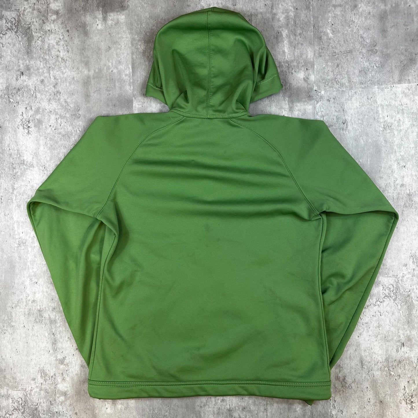 Patagonia Womens S Green Hooded Full-Zip Jacket 100% Polyester Casual Outdoor Wear