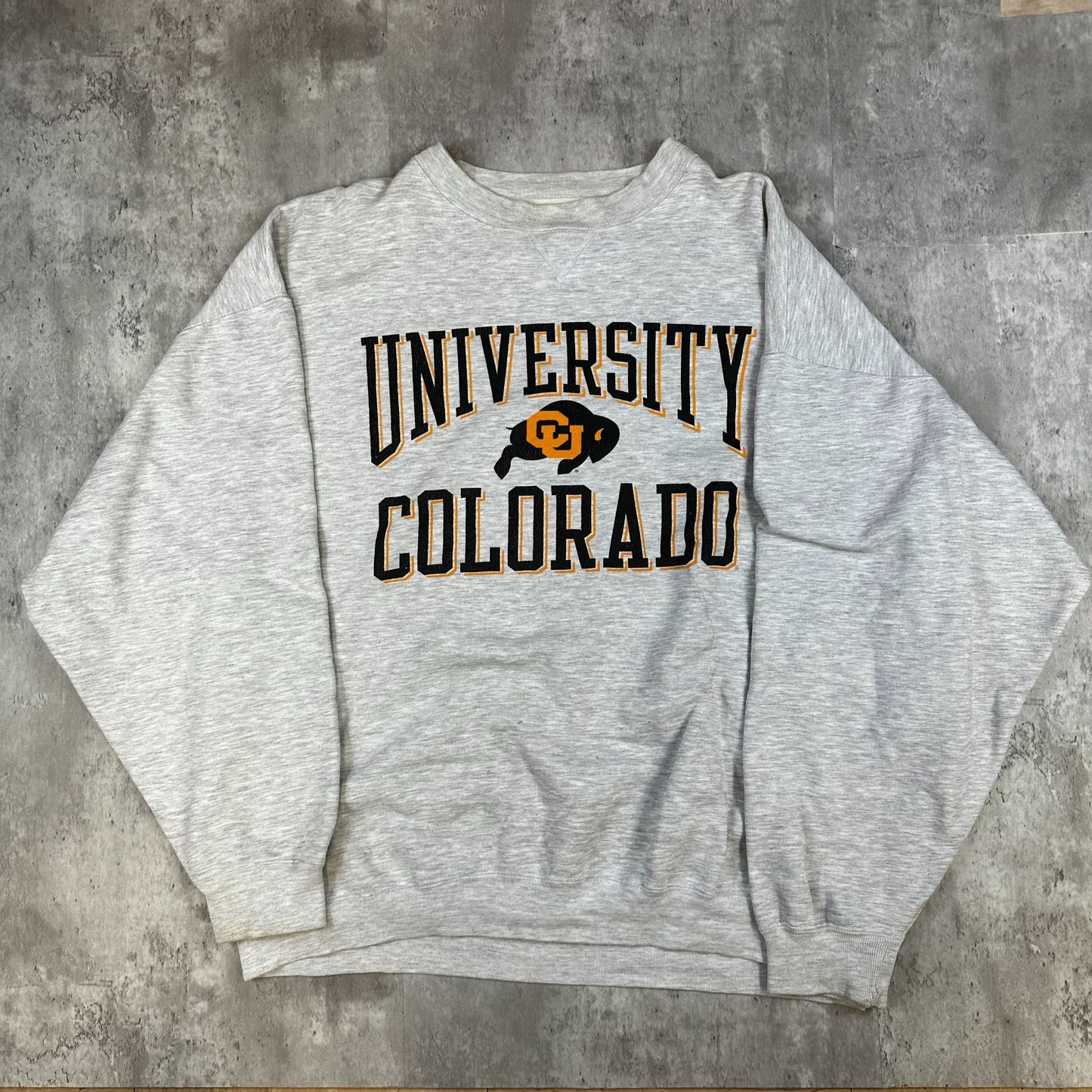 University Of Colorado Big Cotton Crewneck Sweatshirt XXL By Gear For Sports