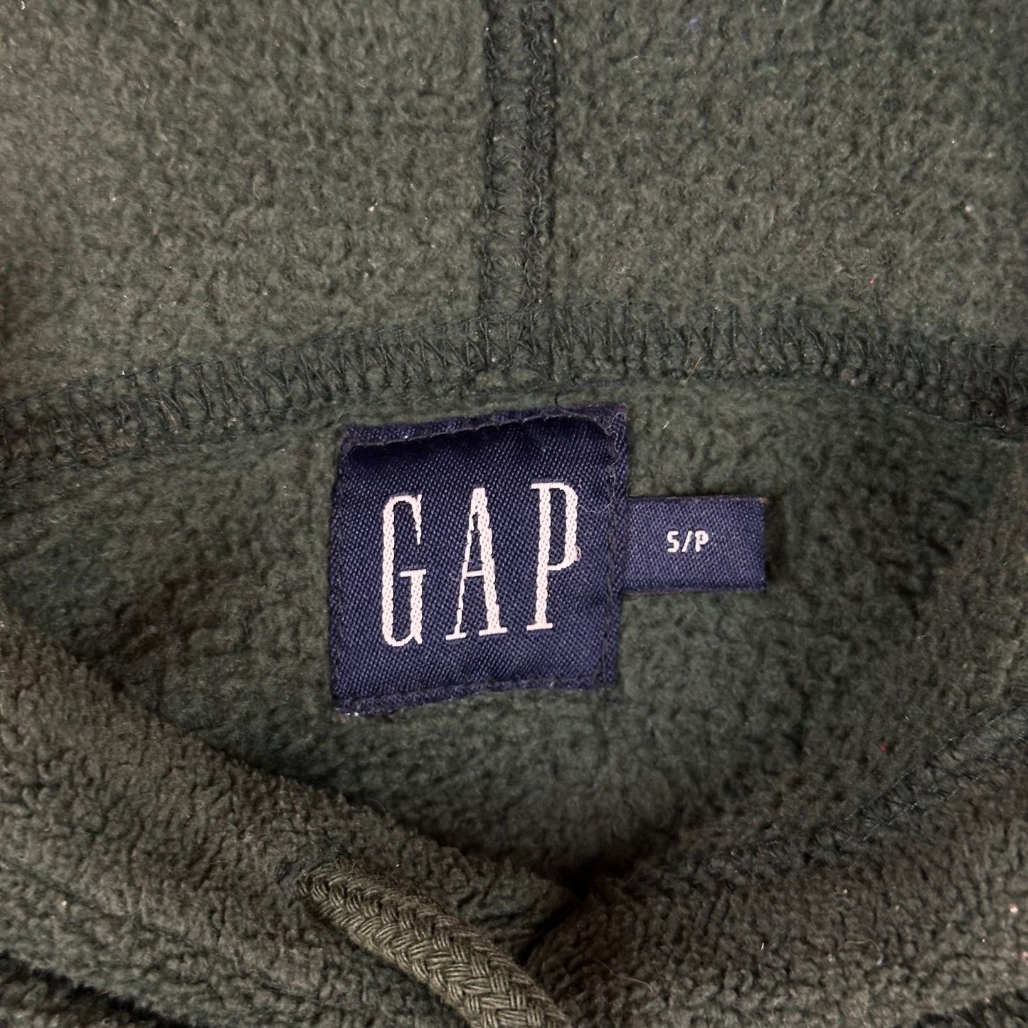 Vintage Green Gap Fleece Hoodie (S)