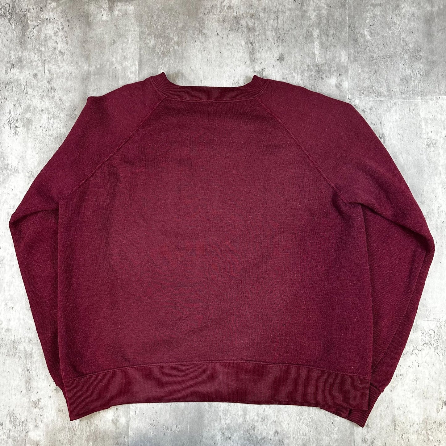 Vintage Bassett Walker Harvard Sweatshirt Made In USA Maroon Crewneck Size L