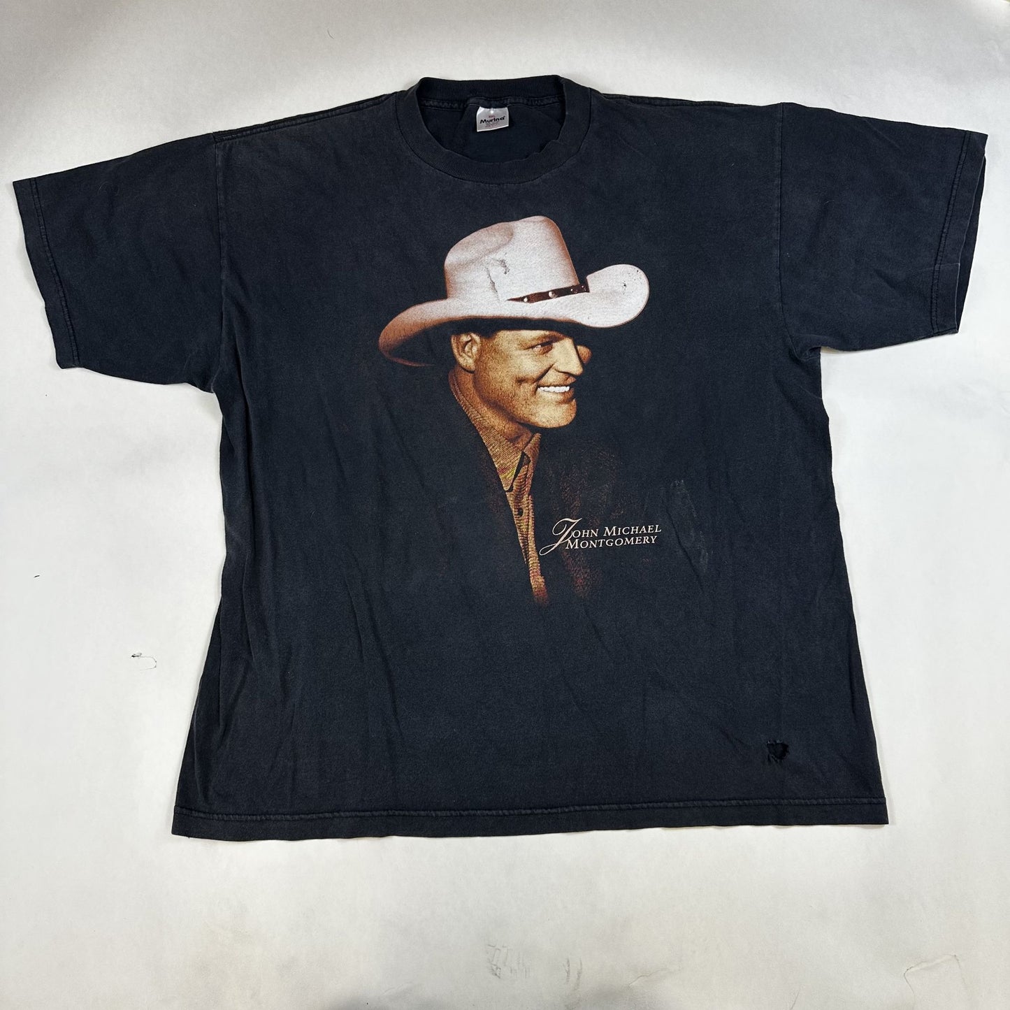 John Michael Montgomery Graphic T-Shirt XXL Murina 100% Cotton Vintage Made In USA