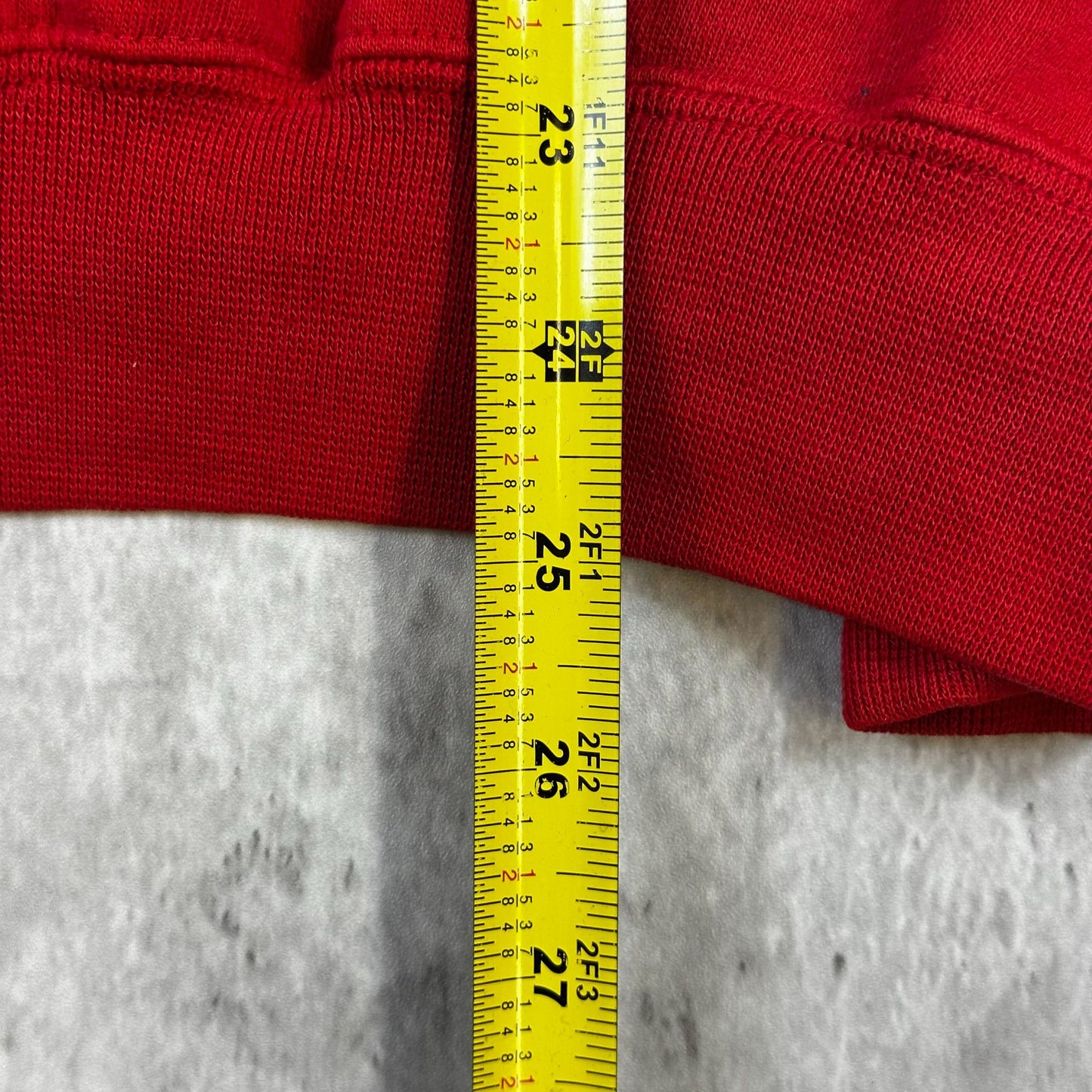 Ohio State Red Crewneck Sweatshirt Mens Large By Savvy 55% Polyester 45% Cotton Made In China