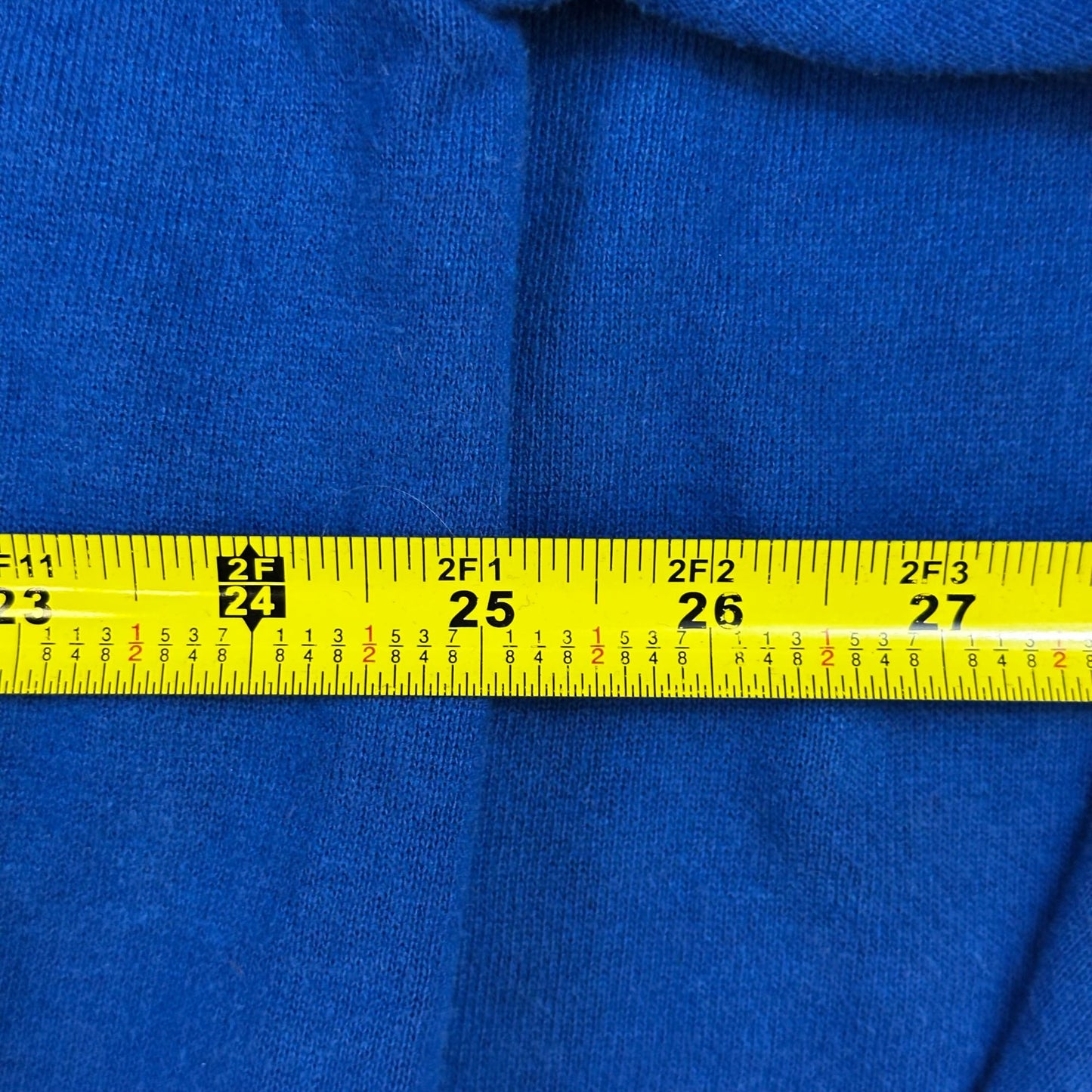 Vintage Jerzees Houston Sweatshirt 2X Blue 50/50 Cotton Polyester USA Made Pullover Crewneck