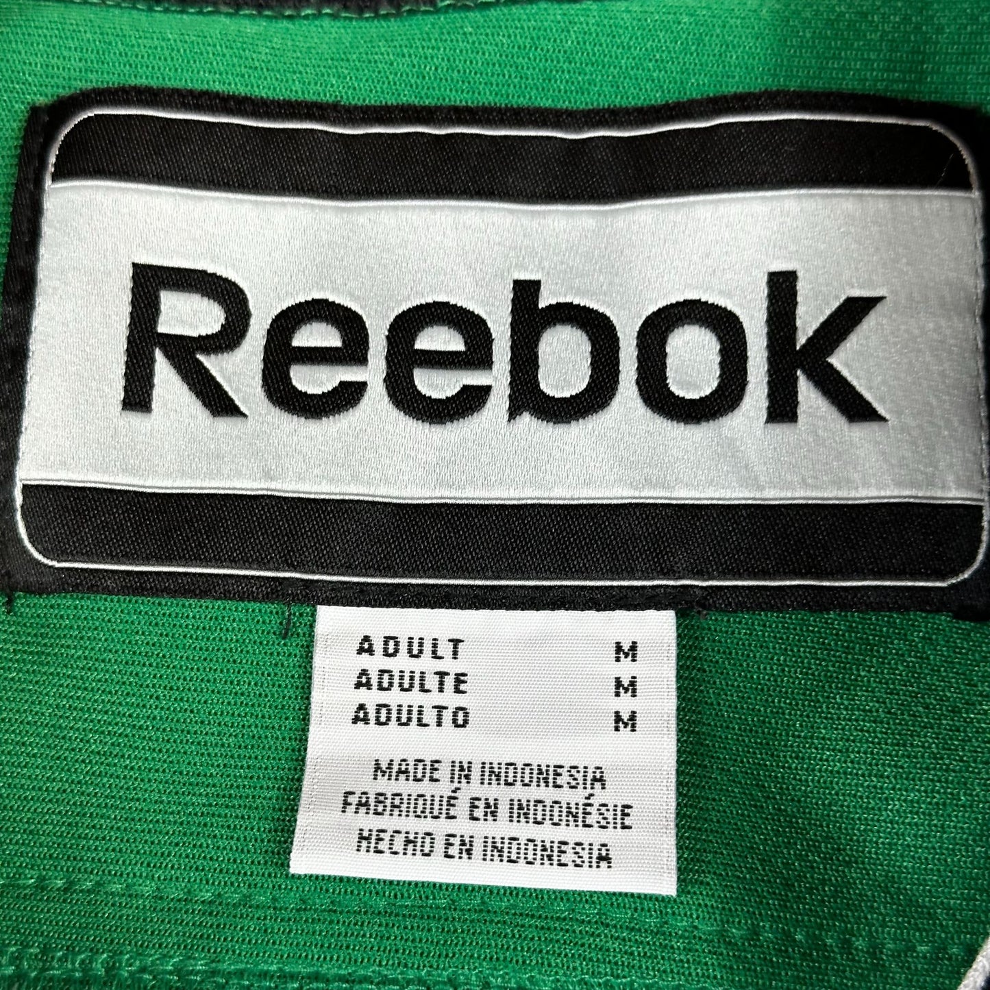 Reebok Green & White Daytona Racers StateFarm 88 Hockey Jersey Size M