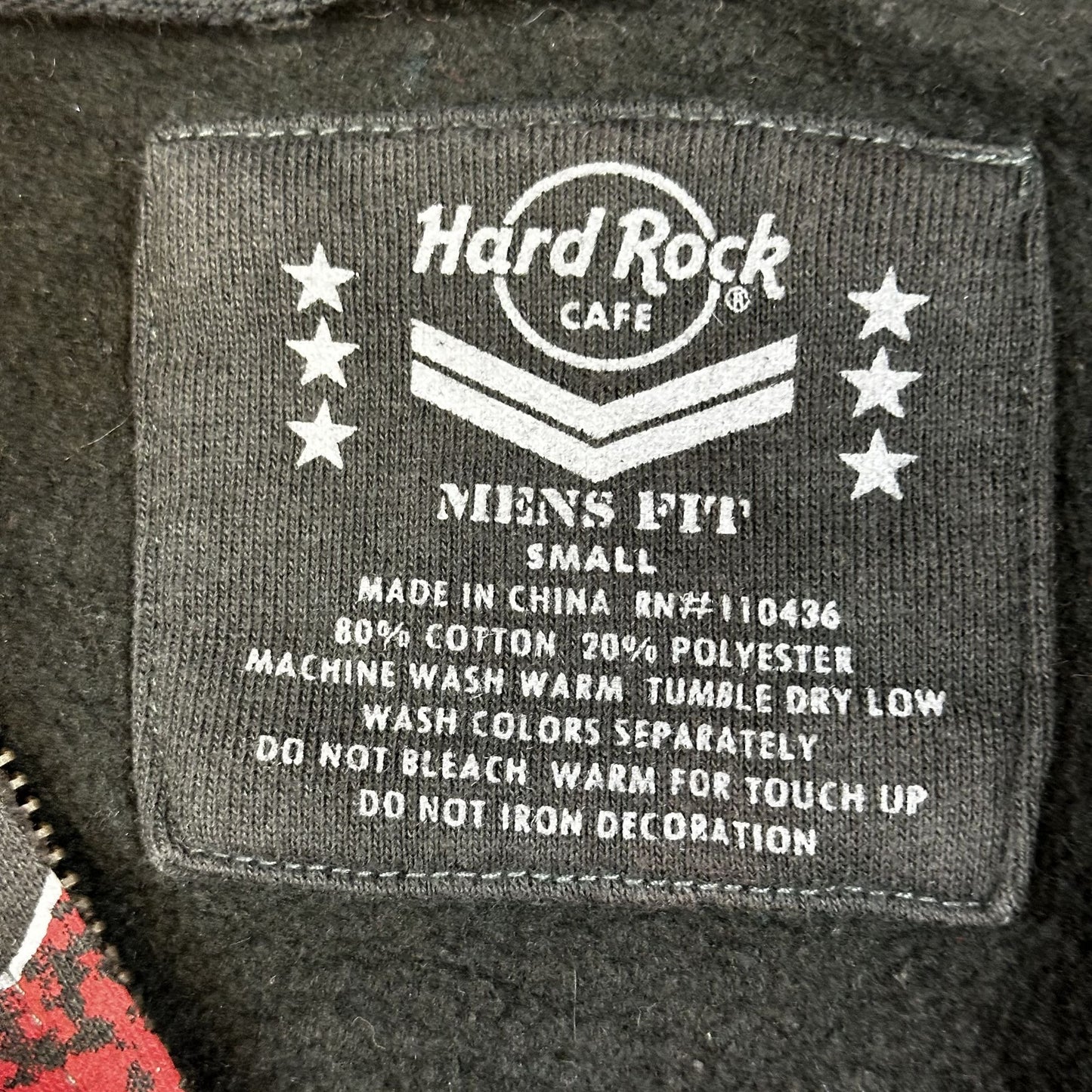Vintage Hardrock Cafe Y2K Style Zip-Up Jacket
