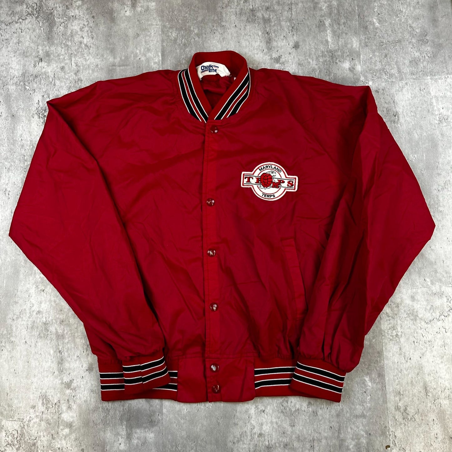 Vintage Chalk Line Maryland Temps Varsity Style Jacket (L)
