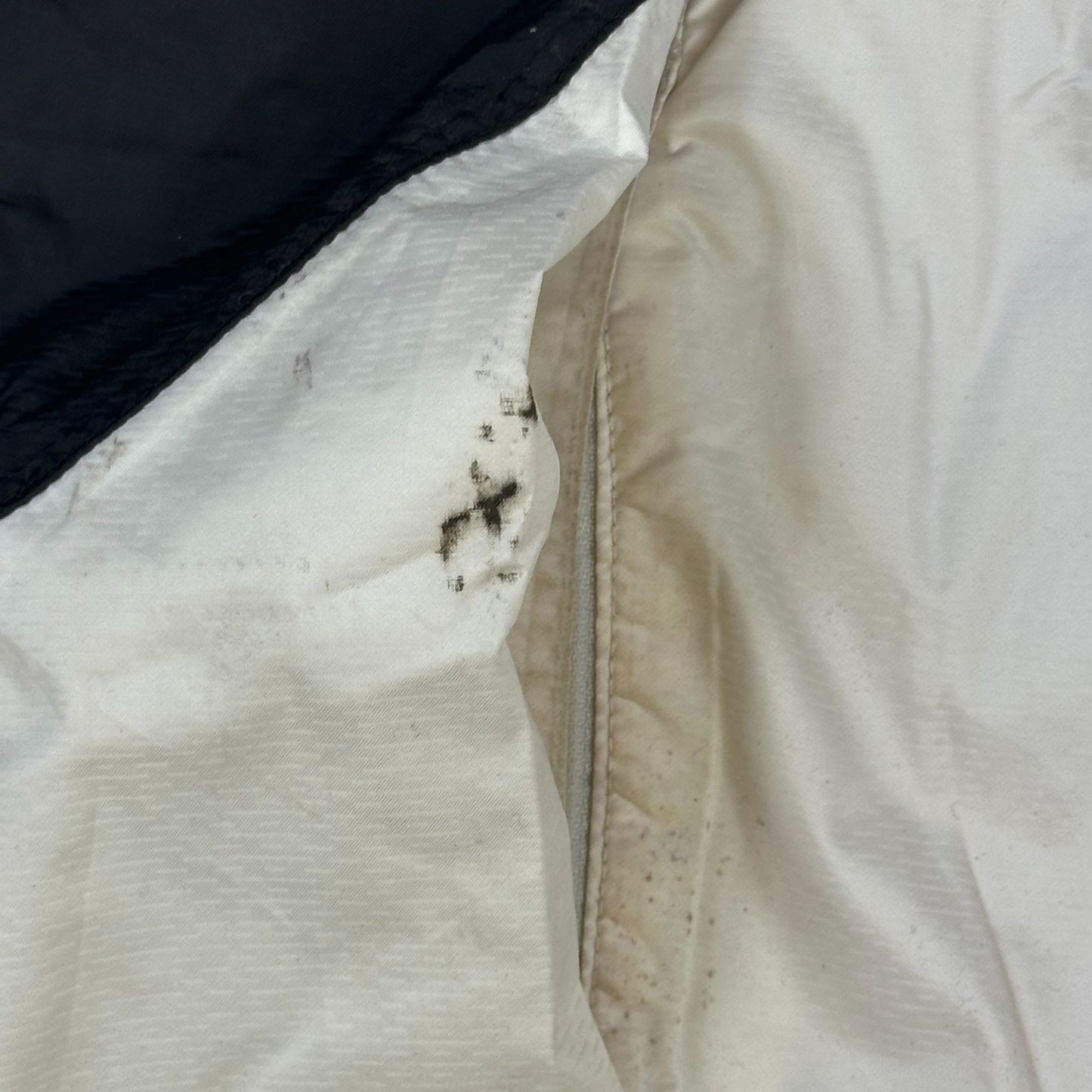 White Nike ACG Mens Hooded Black & White Waterproof Jacket Size XL