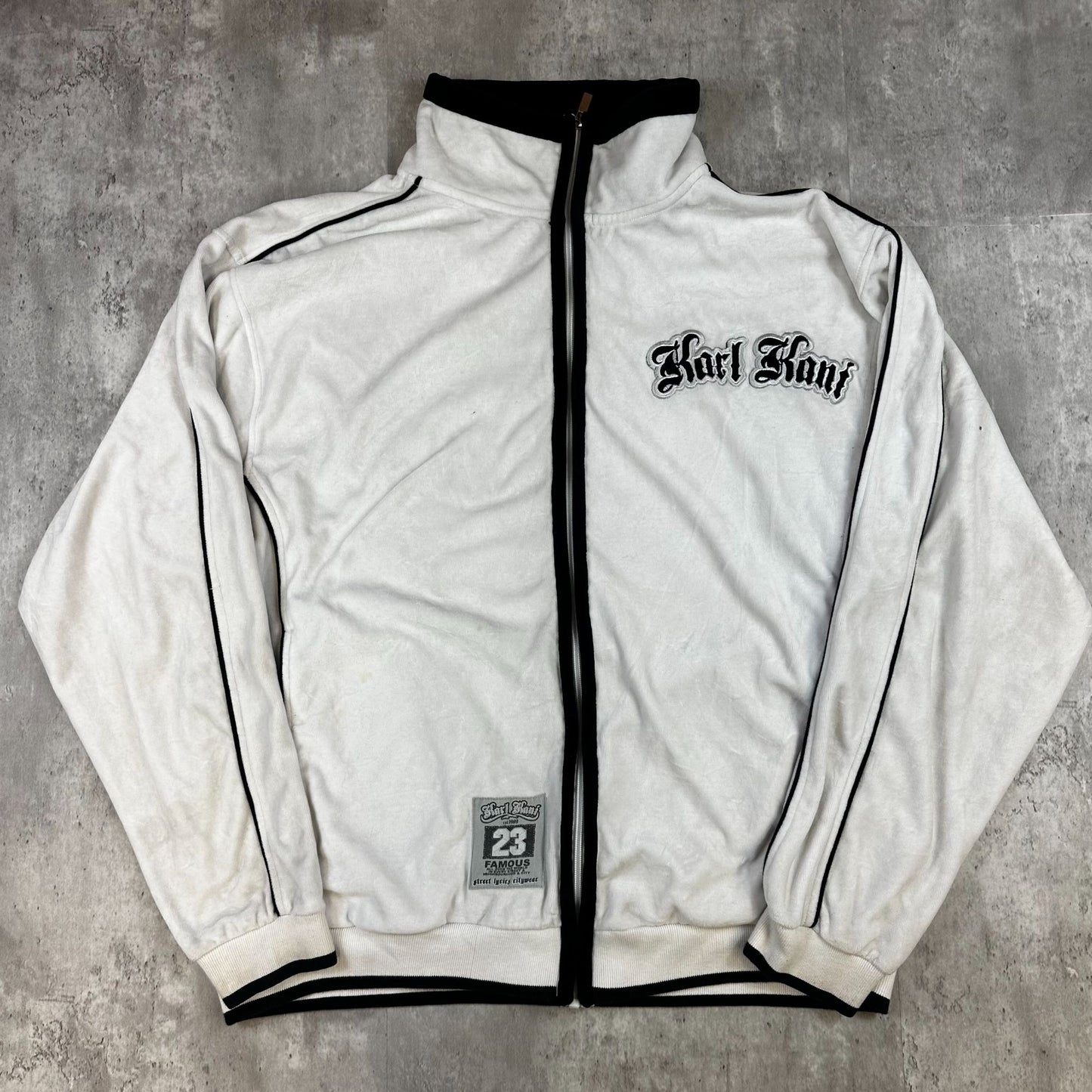 Karl Kani Original Citywear White & Black Track Jacket XL