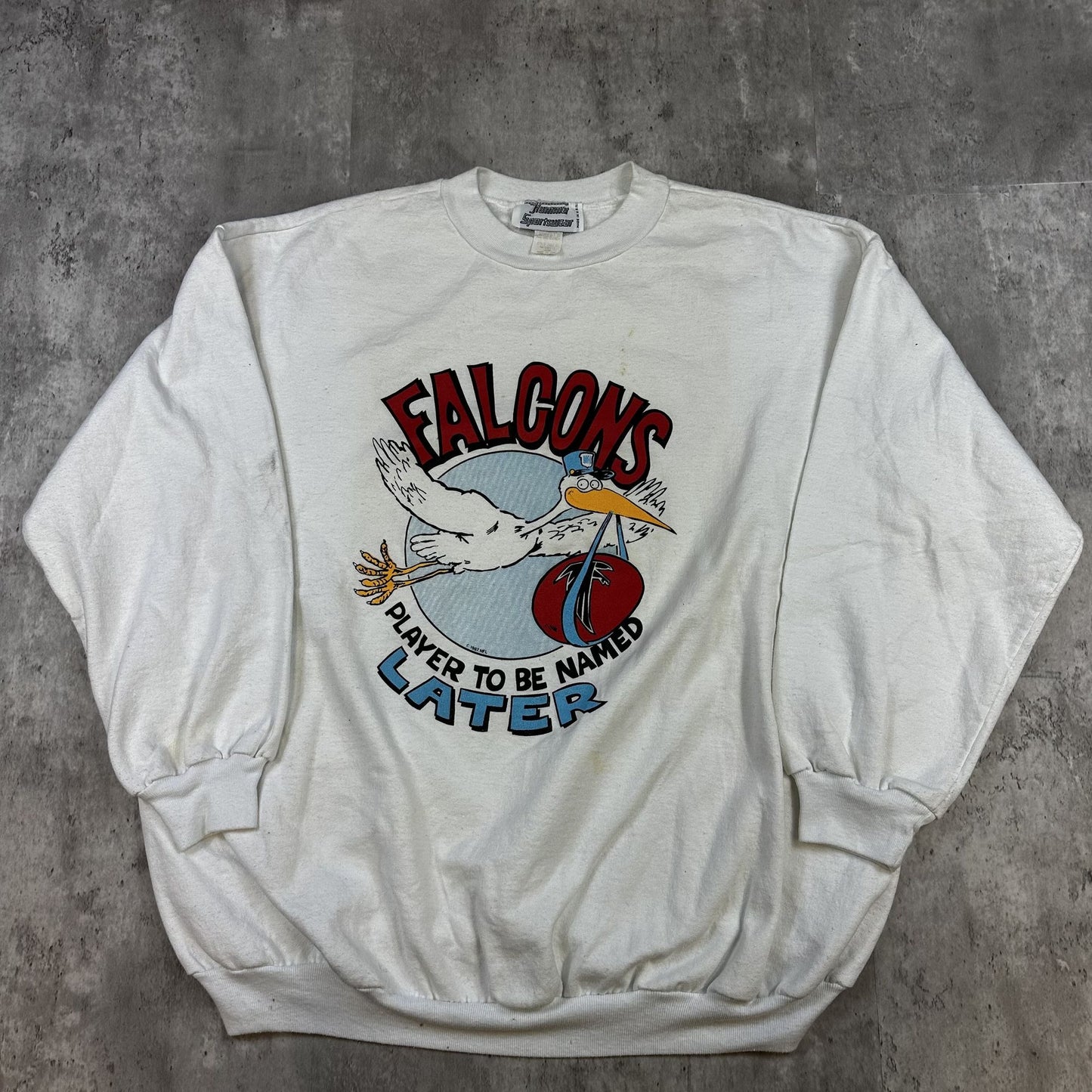 Vintage "Falcons Player To Be Named Later" Crewneck (M)