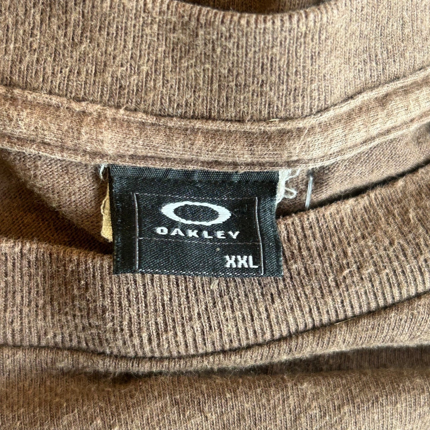 Vintage Oakley Brown Long Sleeve T Shirt 2xl