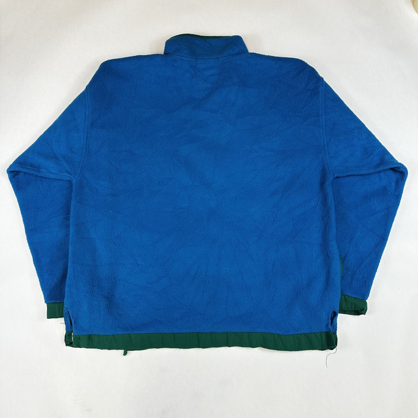 Gap Arctic Light Fleece Pullover Jacket L Blue/Green 100% Polyester Cold-Tested Activewear