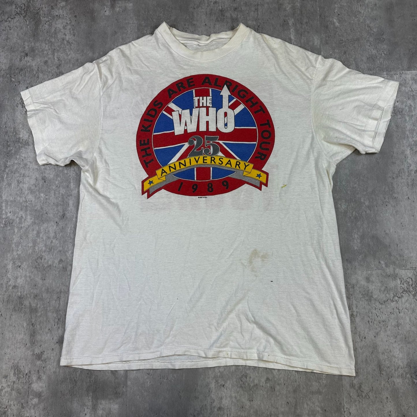 80's The Who "The Kids Are Alright" Tour Tee (M)