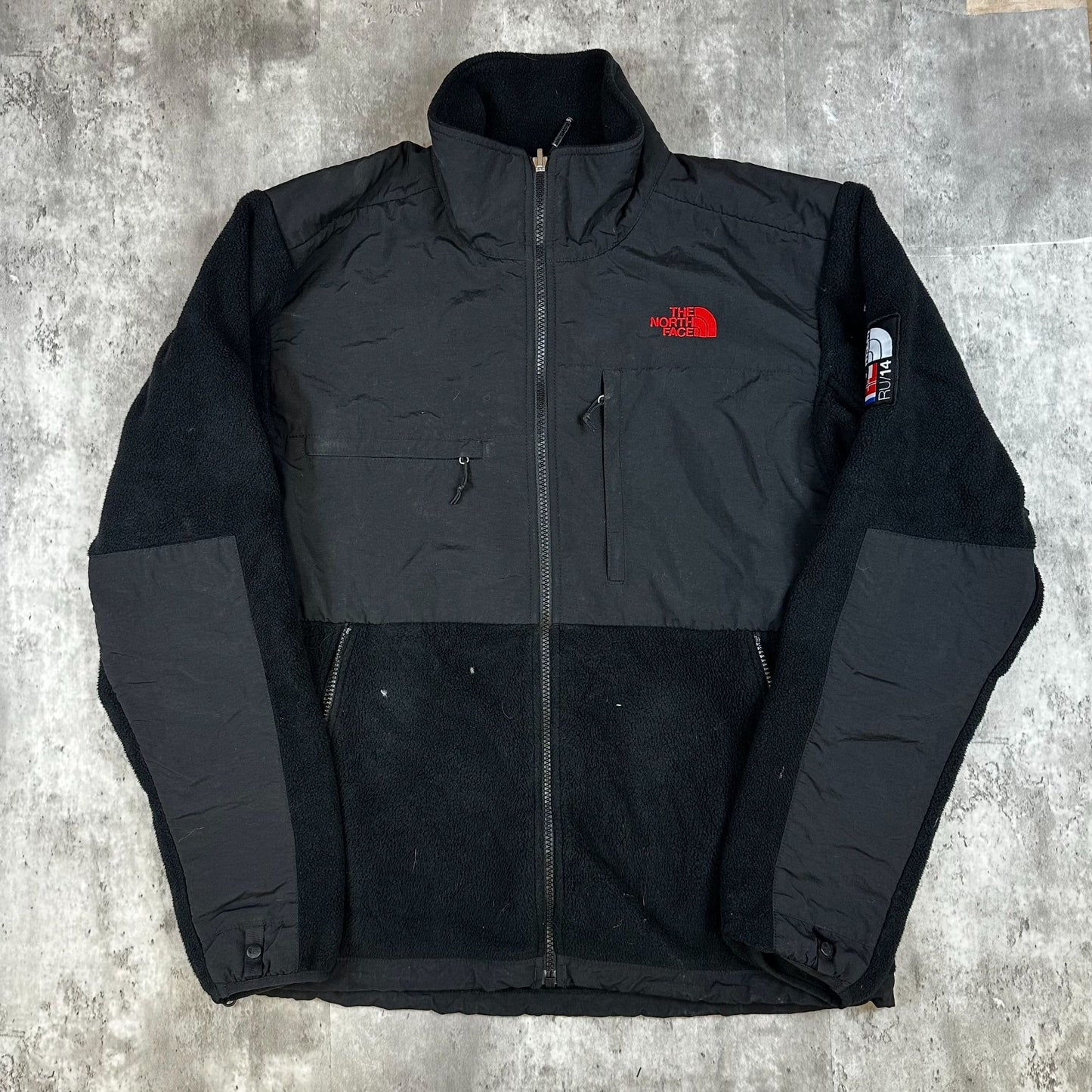 The North Face Mens Black Denali Fleece Jacket M/M Size Medium