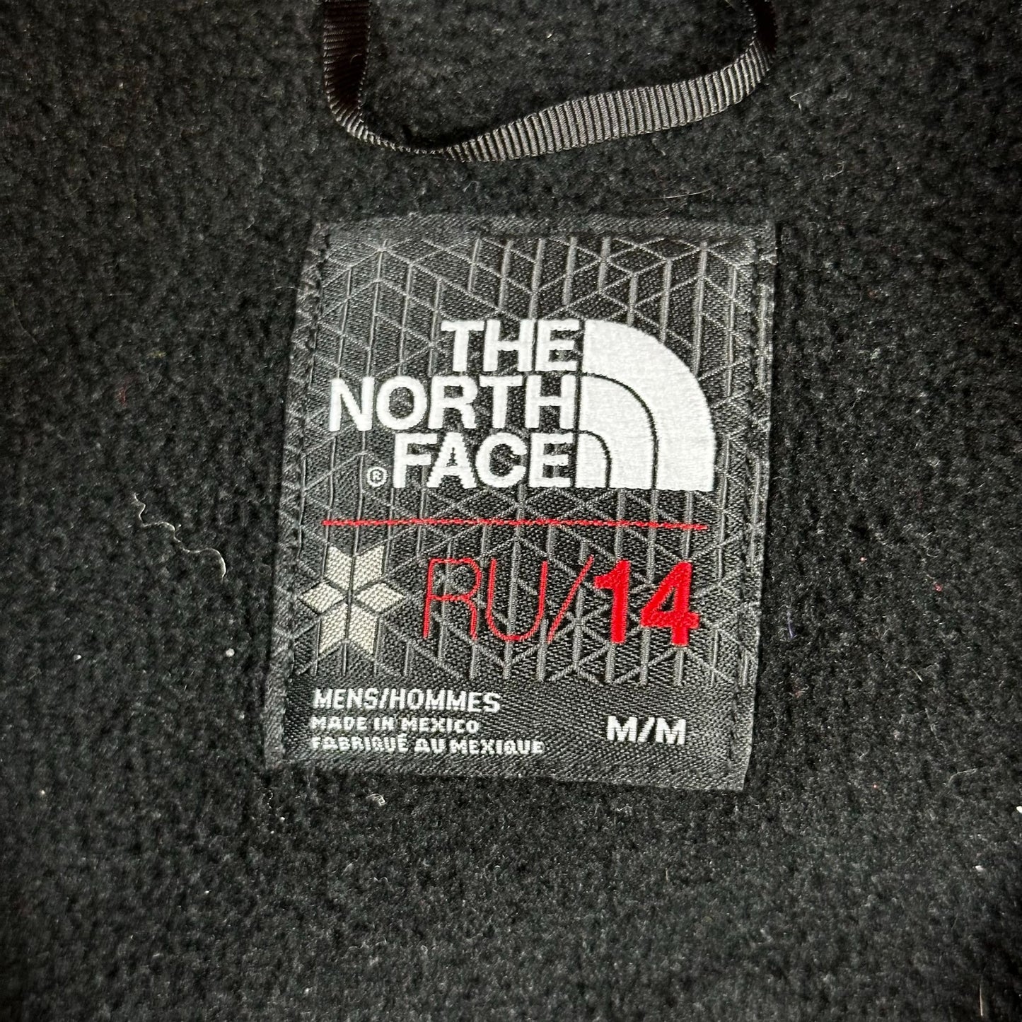 The North Face Mens Black Denali Fleece Jacket M/M Size Medium