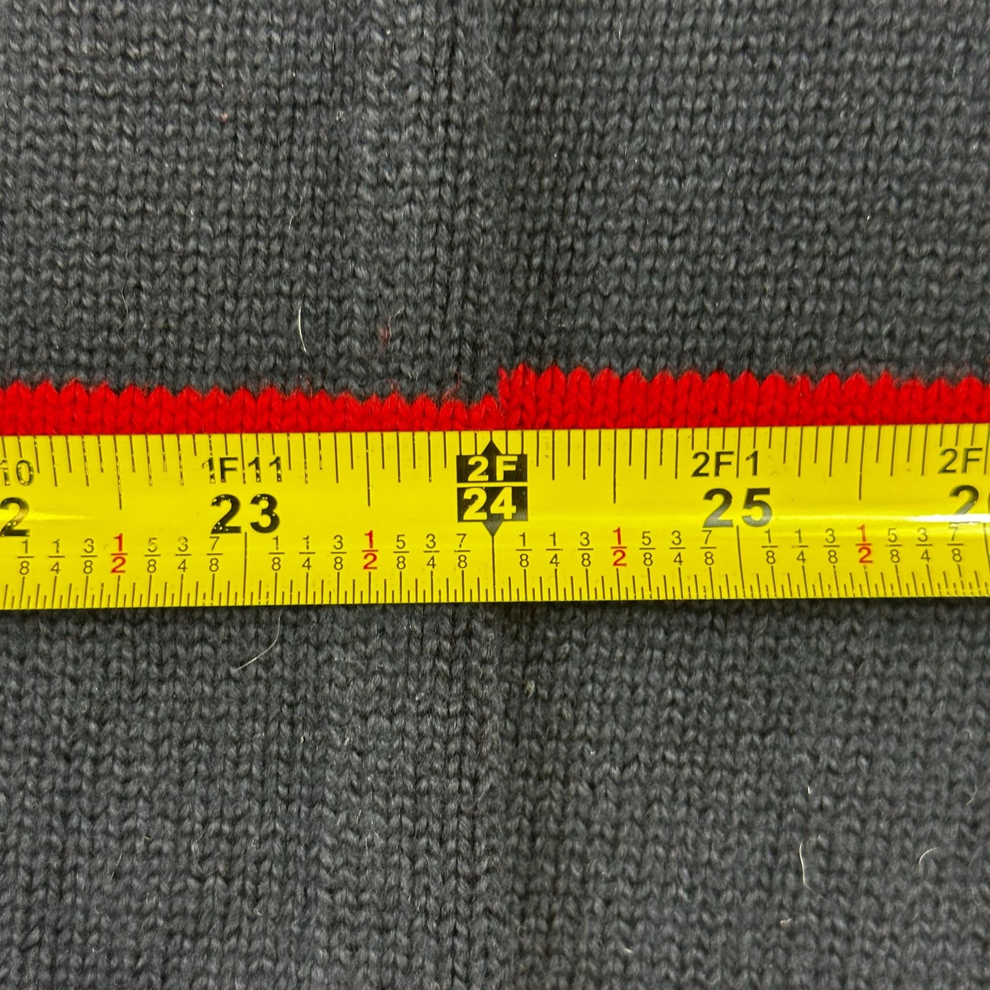 Vintage Navy and Red Striped Polo Ralph Lauren Quarter-Zip Sweater