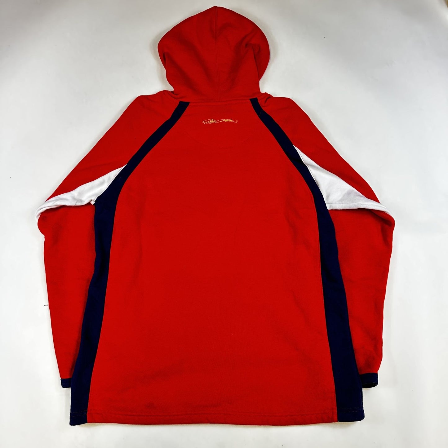 Jeff Gordon Chase Authentics Red Hoodie Sweatshirt Size S Cotton Blend