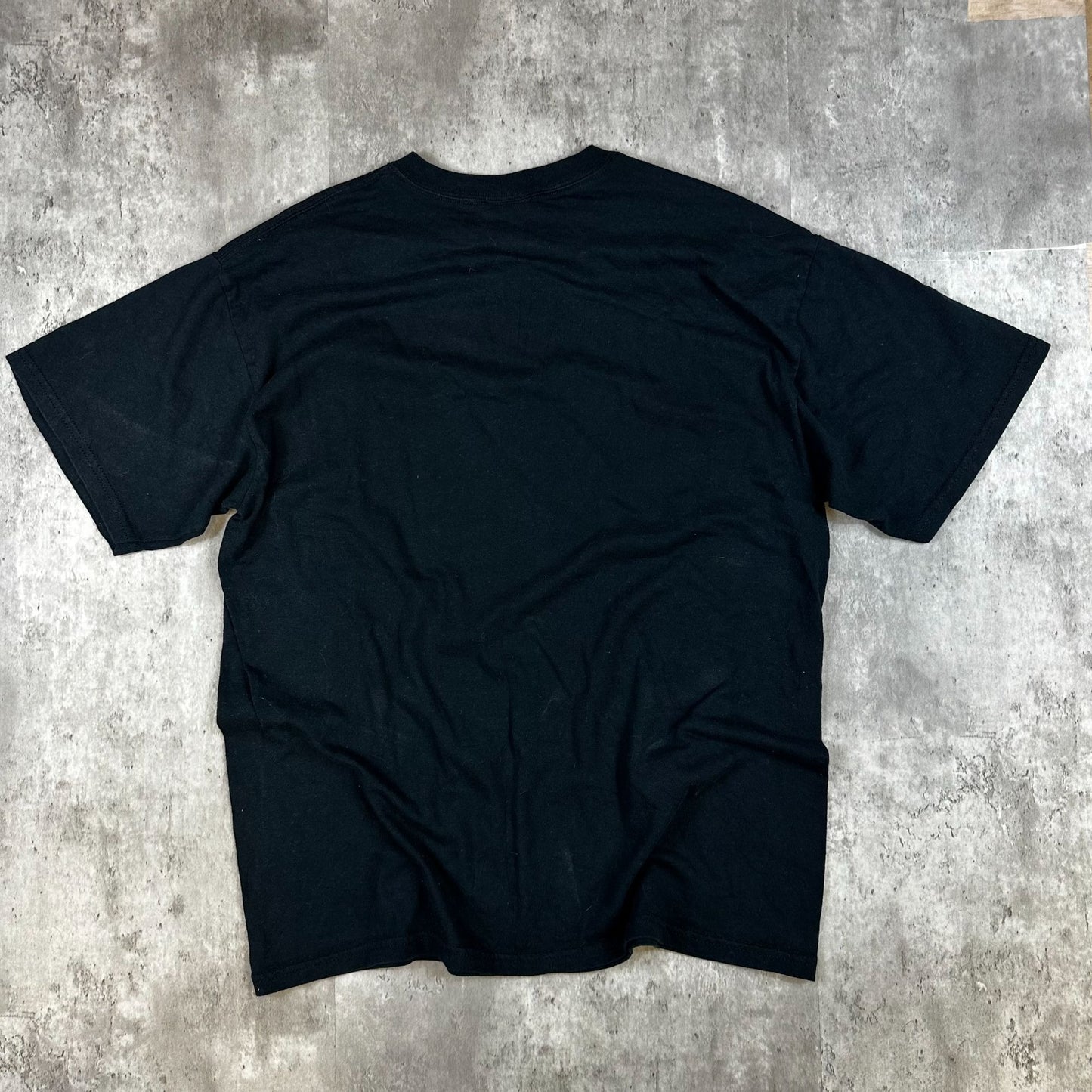 Marvel Black Graphic T-Shirt Featuring Avengers Characters By Mad Engine