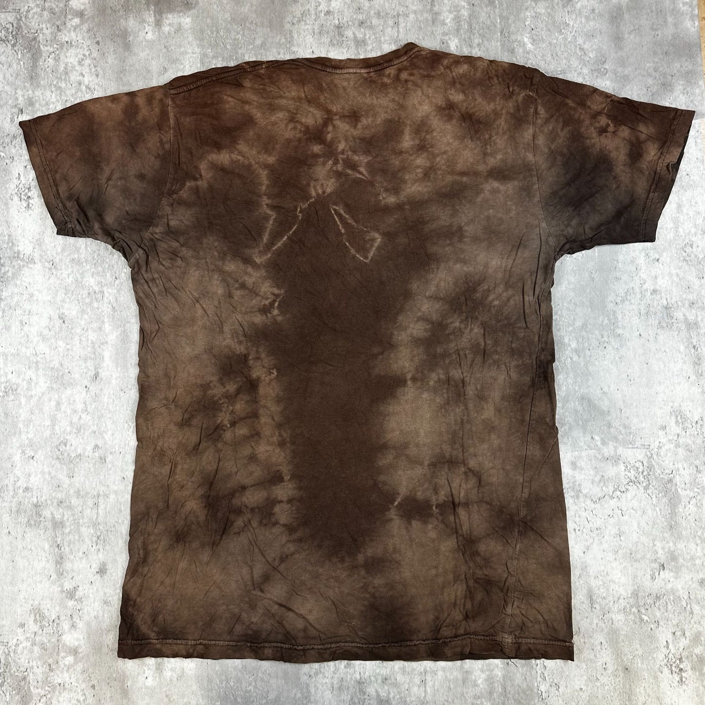 Brown Vintage Y2K Grunge Style Tee (L)