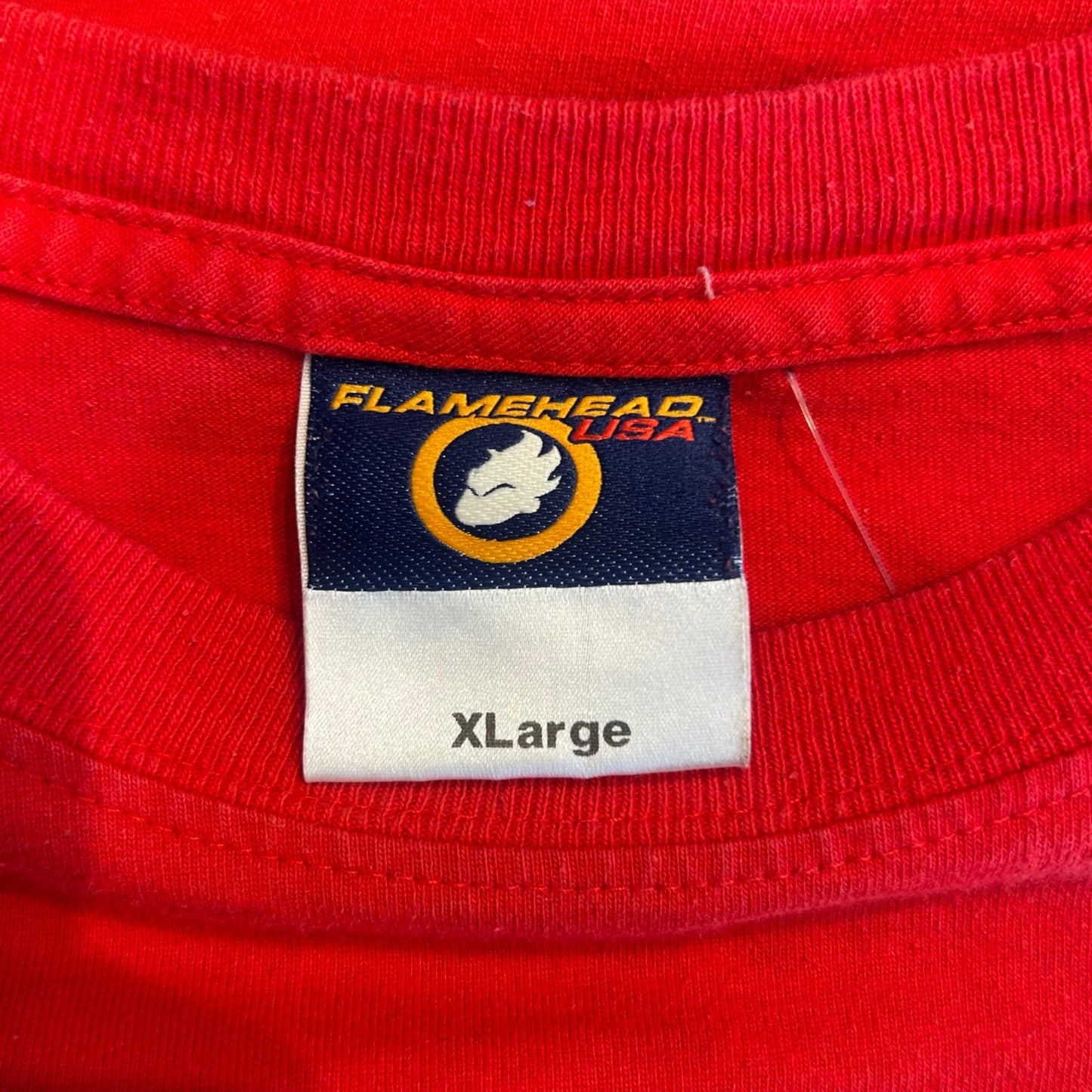 Vintage Jnco Flamehead USA Red Long Sleeve T Shirt XL
