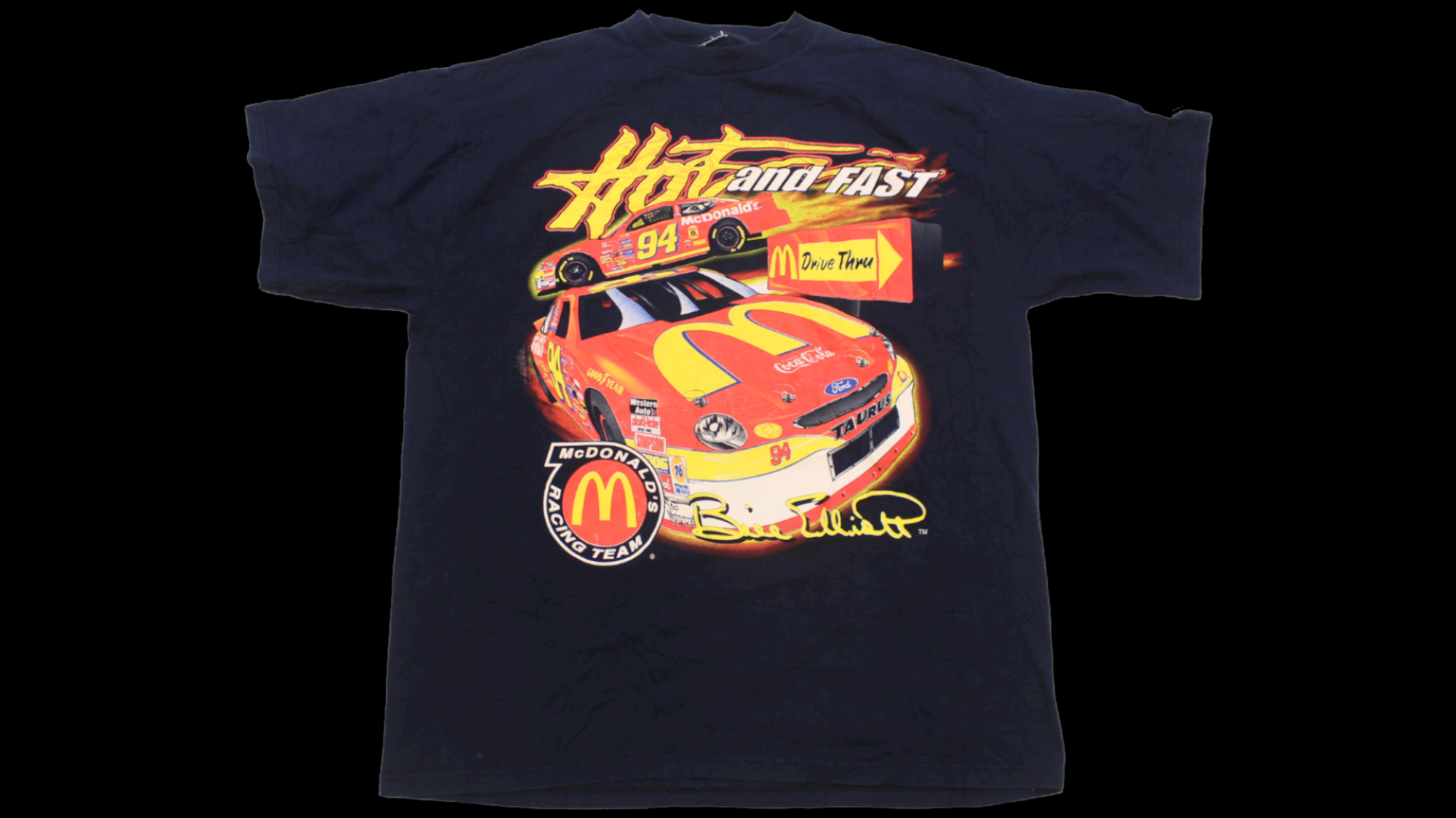 90's McDonald's racing team shirt