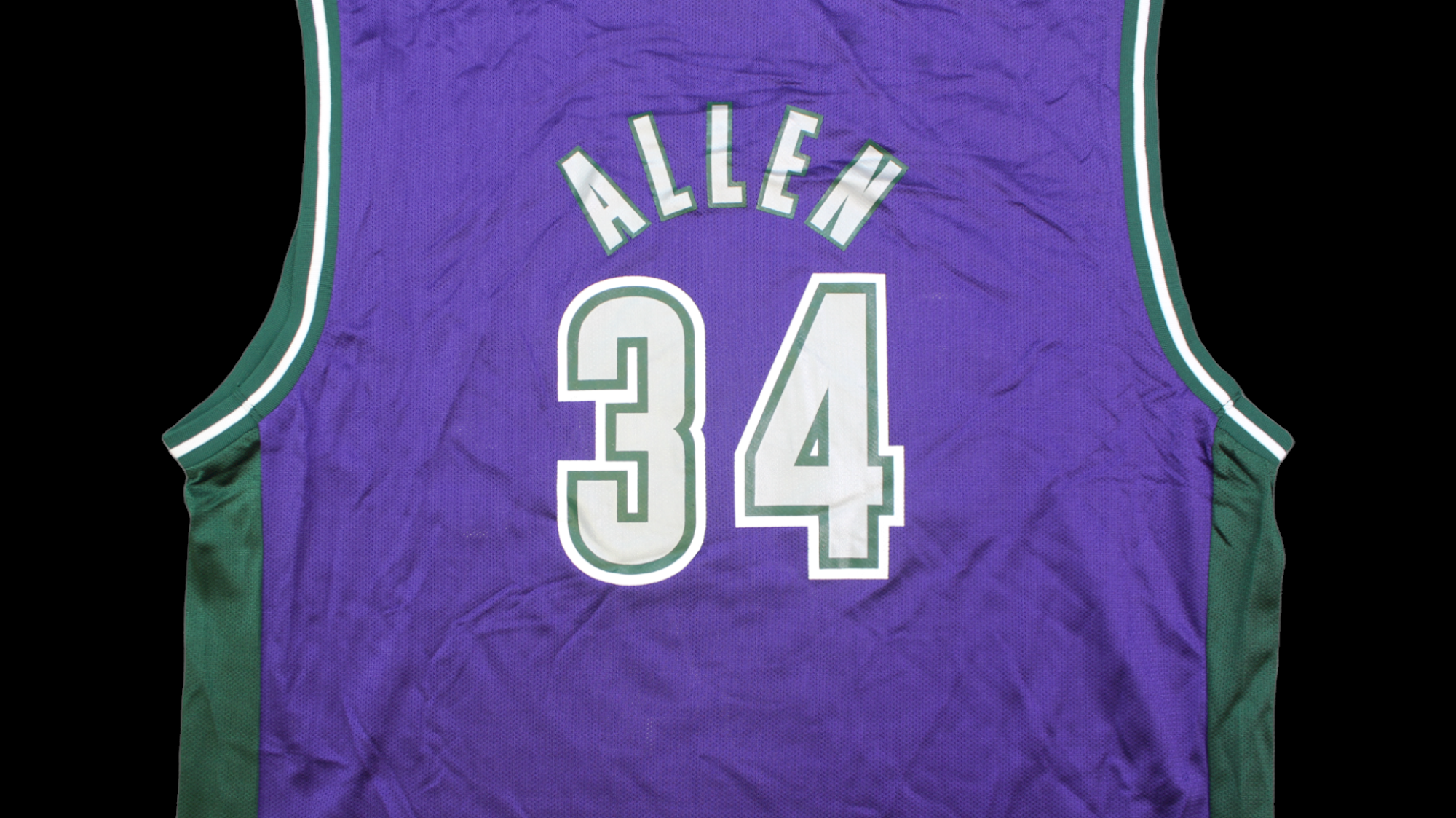 90's Milwaukee Bucks Allen Ray Champion jersey