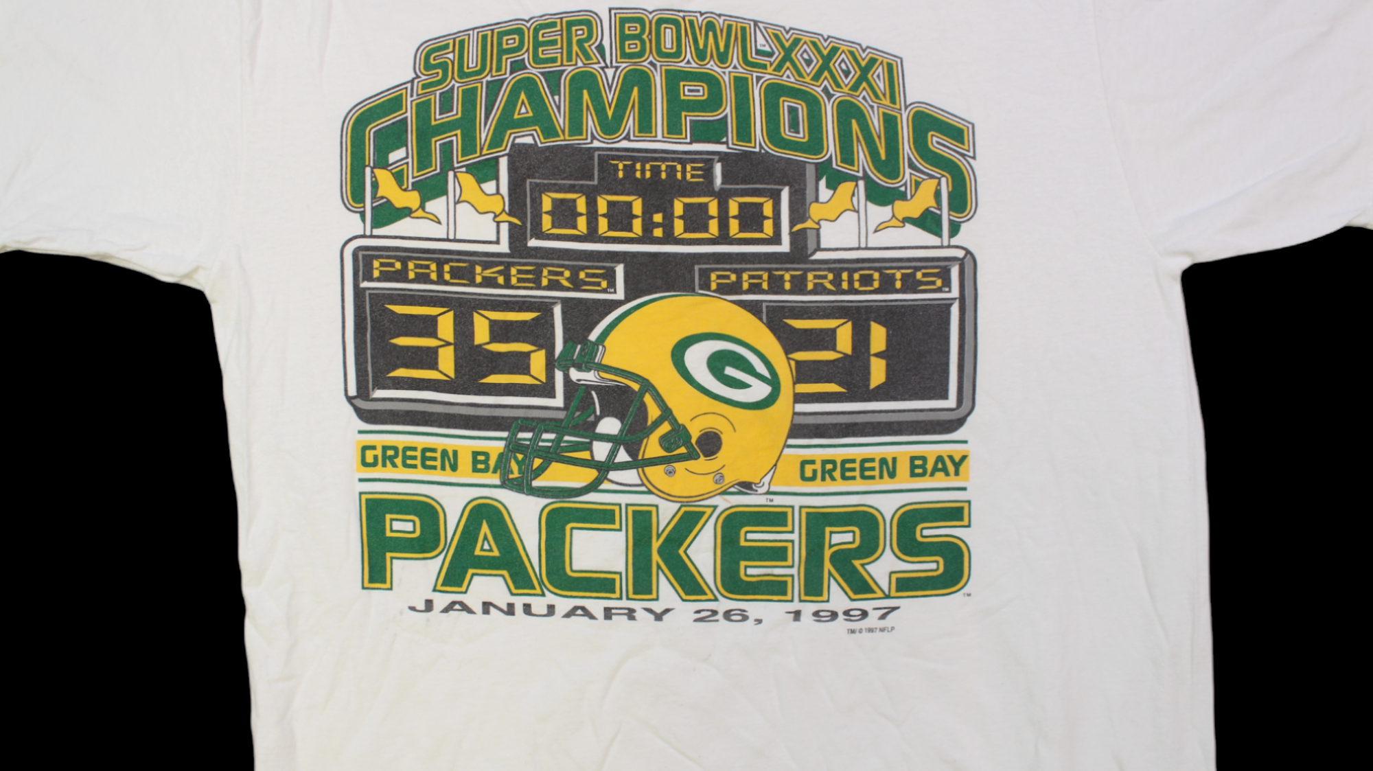 1997 Green Bay Packers Super Bowl Champions shirt