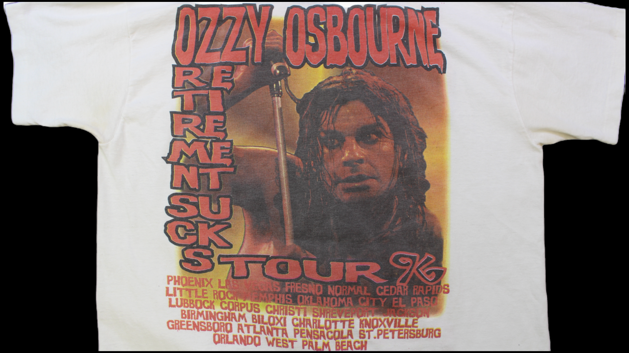 1996 Ozzy Osbourne Ozzmosis tour shirt