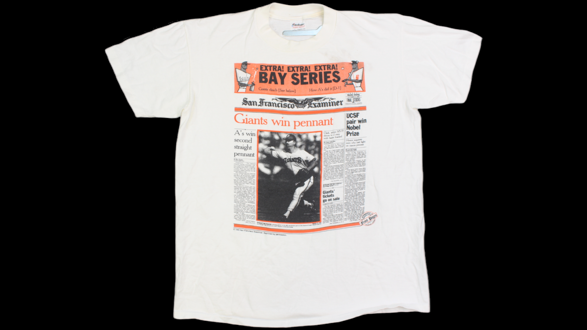 80s San Francisco Giants T-shirt SF Giants Tee 89' World -  Canada