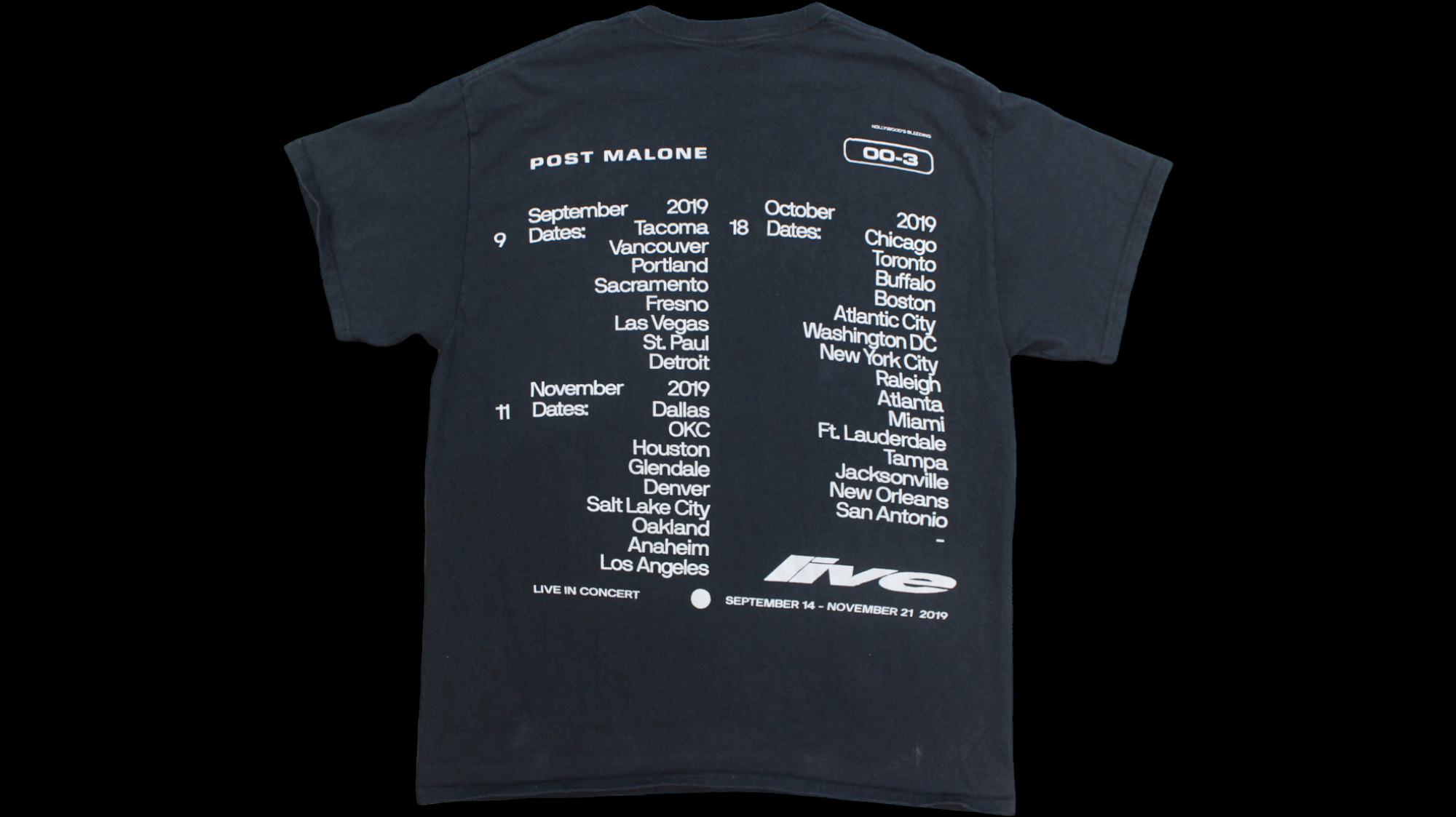 2019 Post Malone shirt