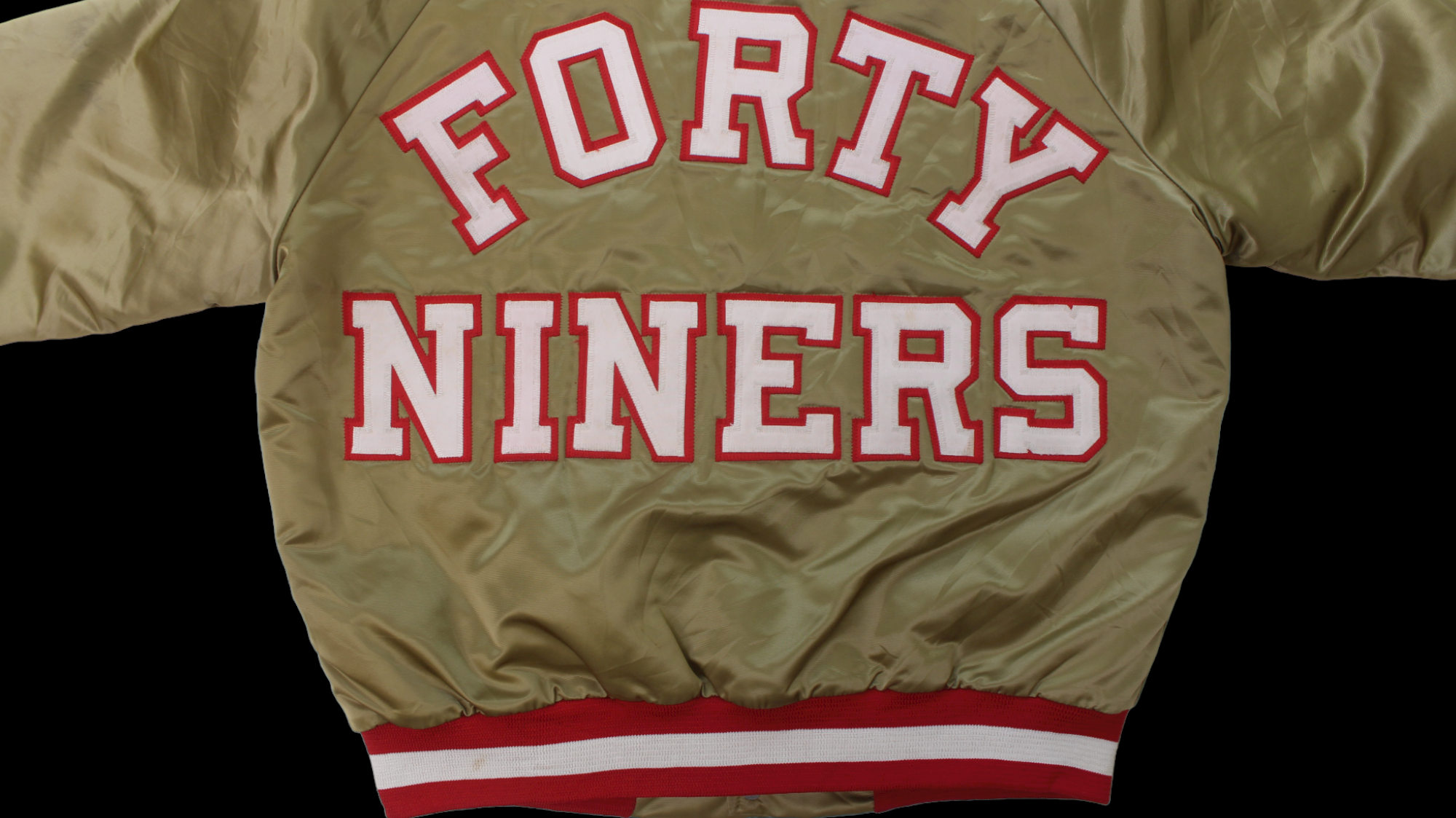 90's San Francisco 49ERS Chalk Line Satin Bomber jacket