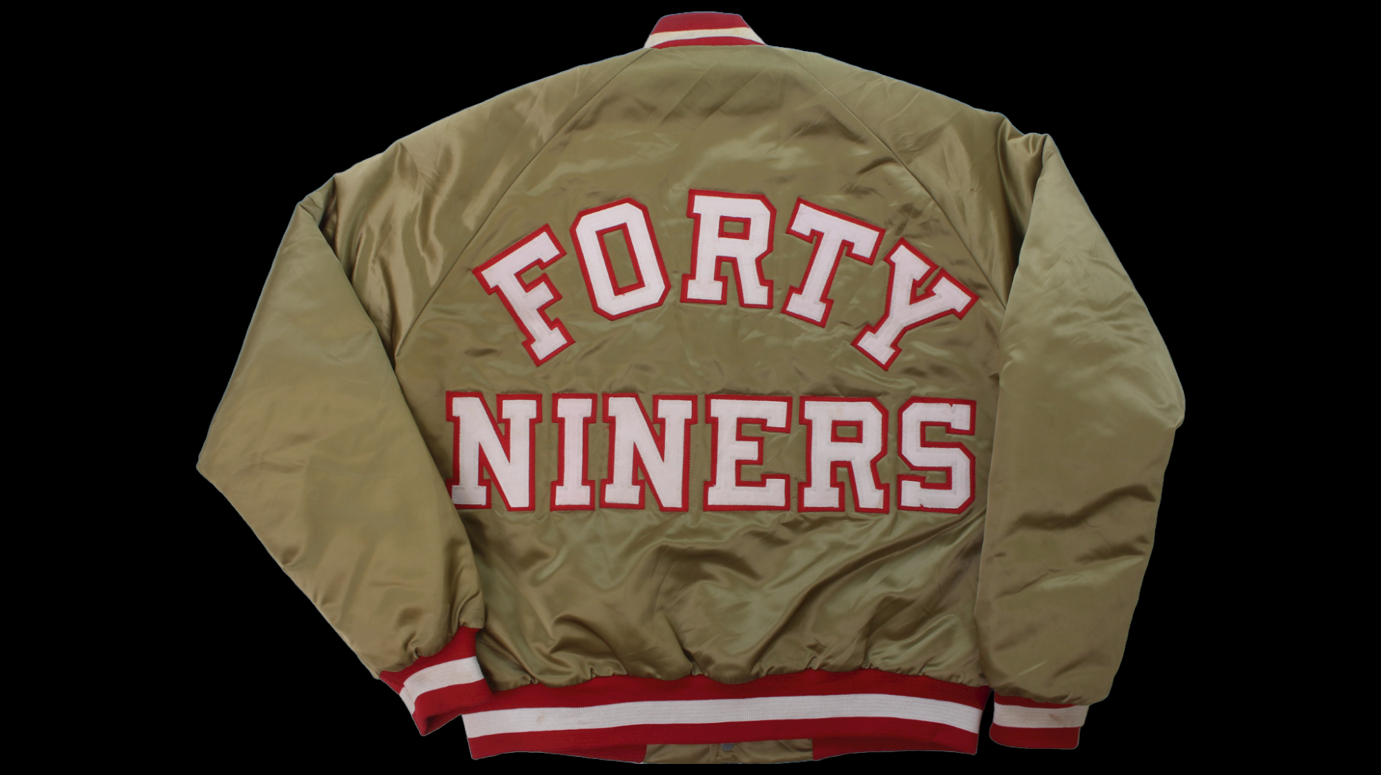 90's San Francisco 49ERS Chalk Line Satin Bomber jacket