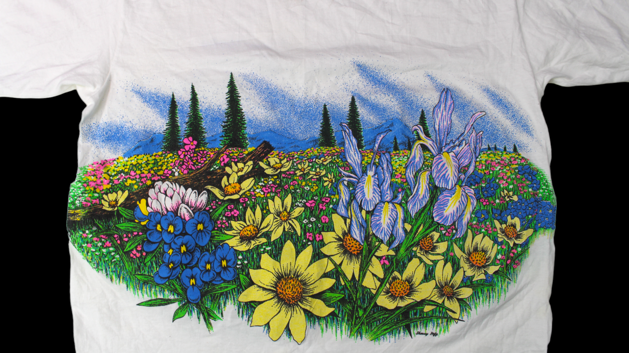 90's New Mexico Flowers shirt
