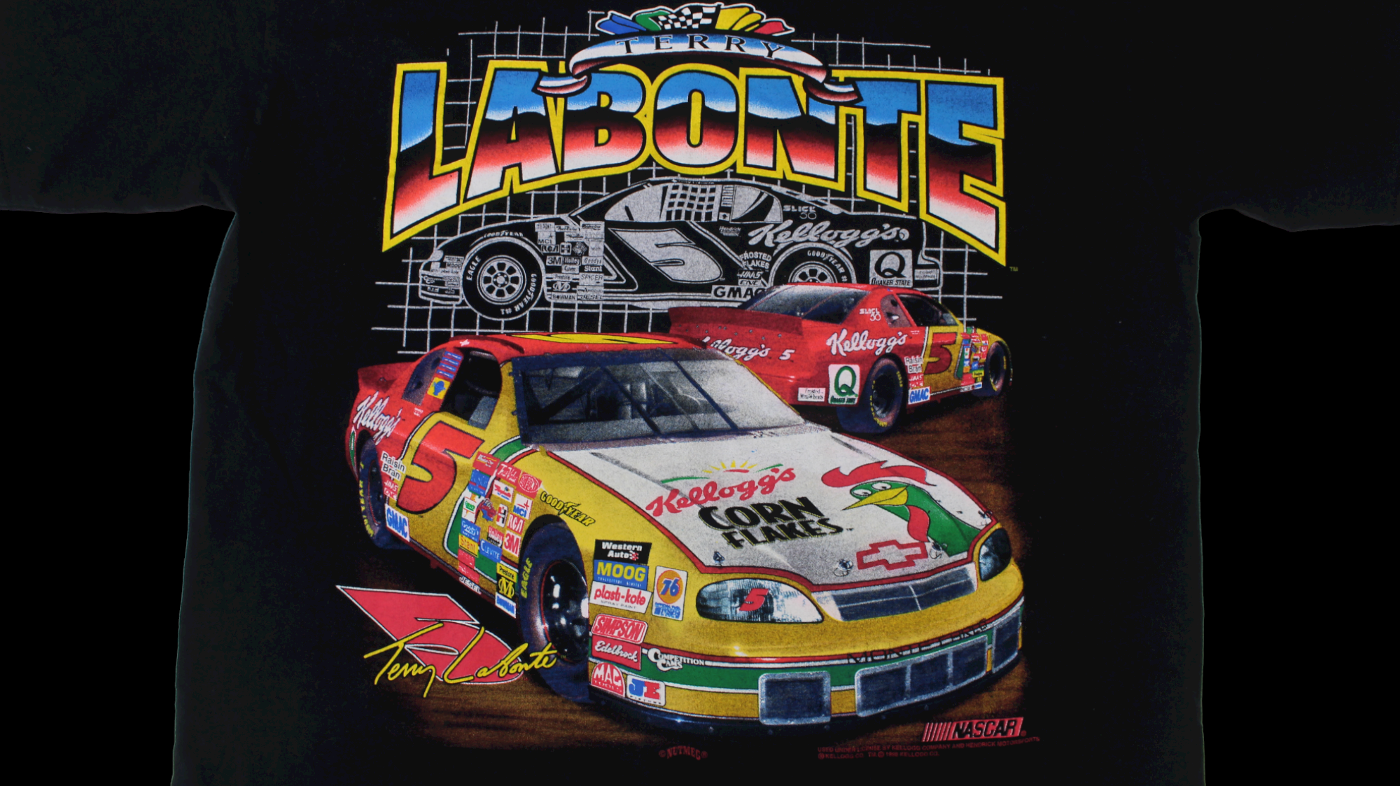 1998 Bobby Labonte Kellogs racing shirt
