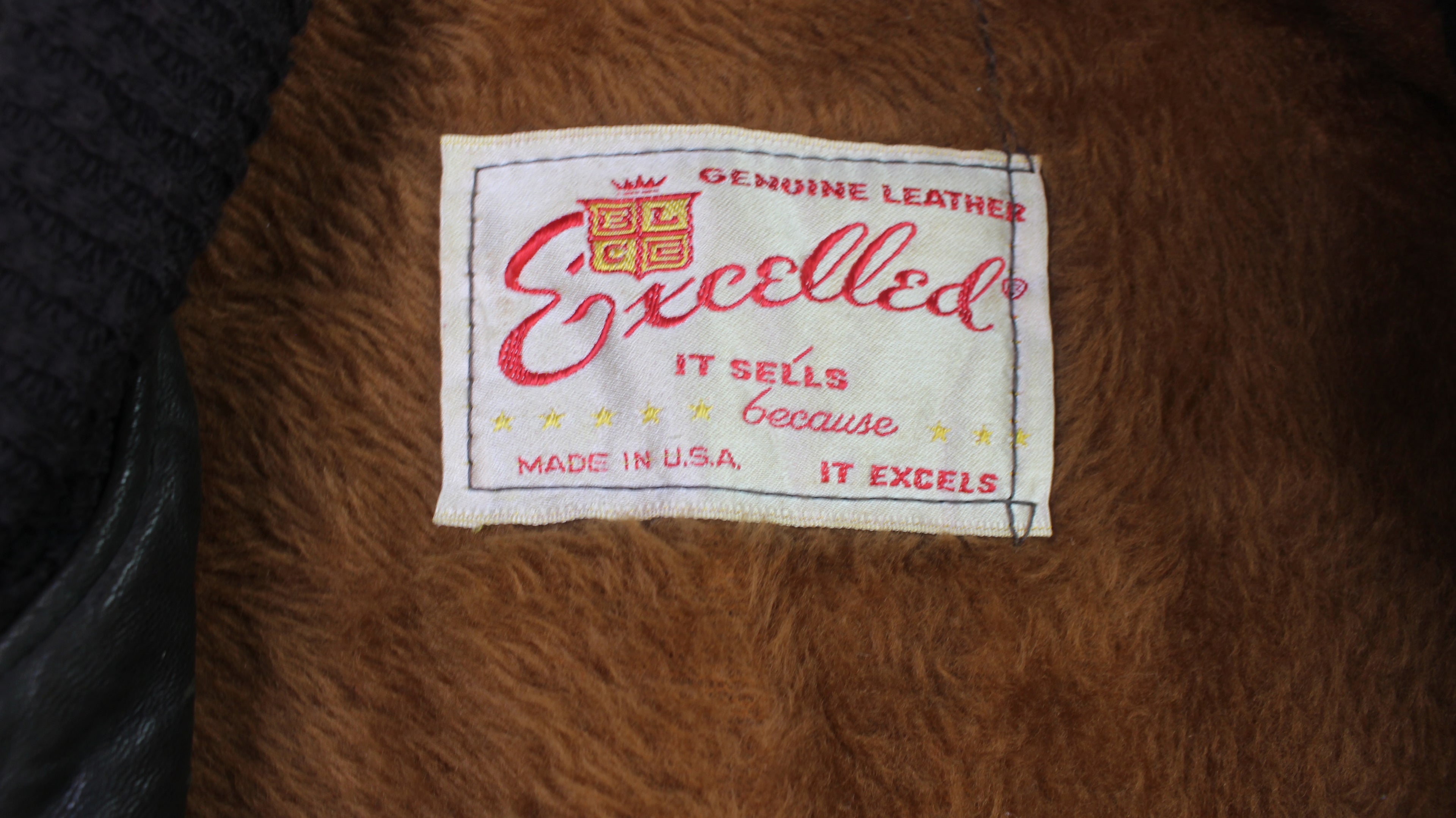 90's Excelled Genuine Leather Jacket