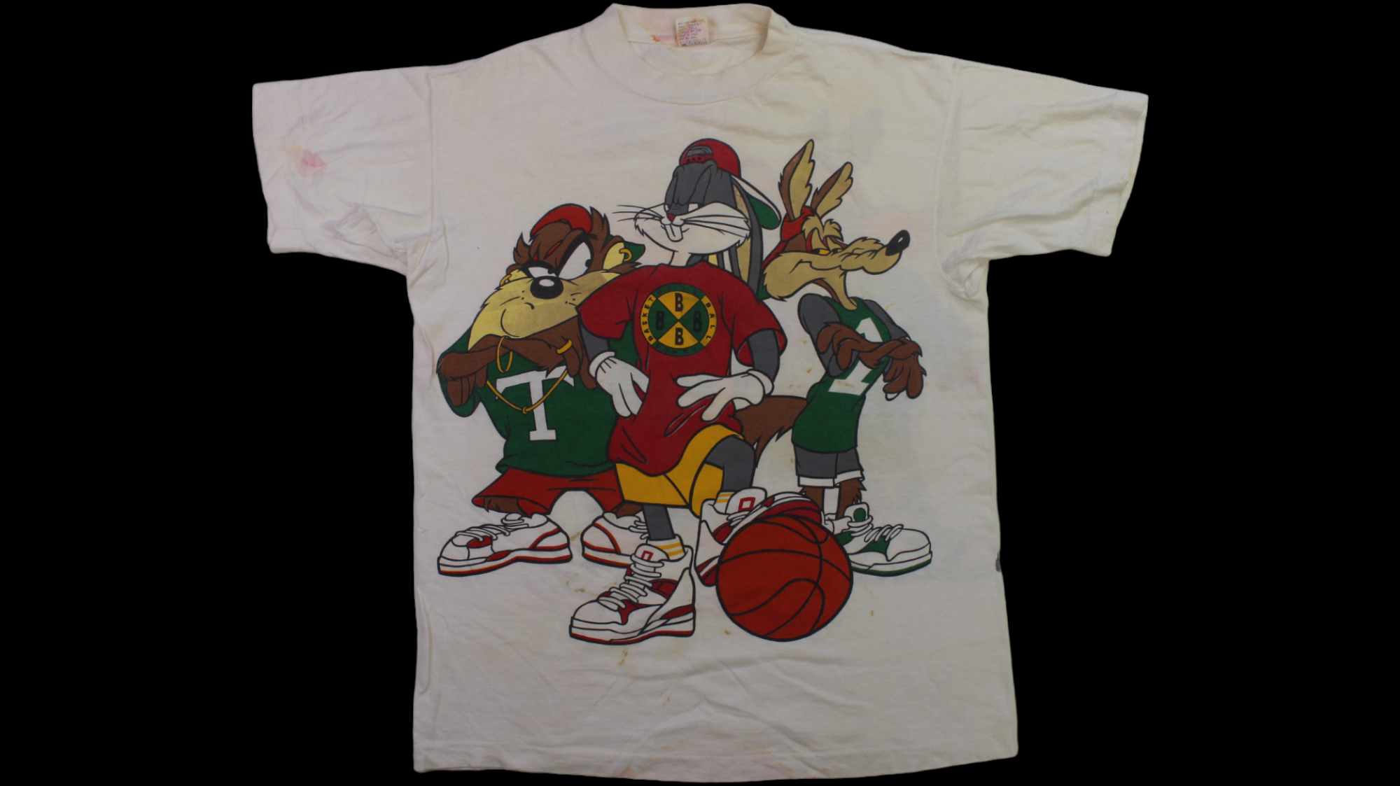 90's Bugs Bunny Basketball shirt