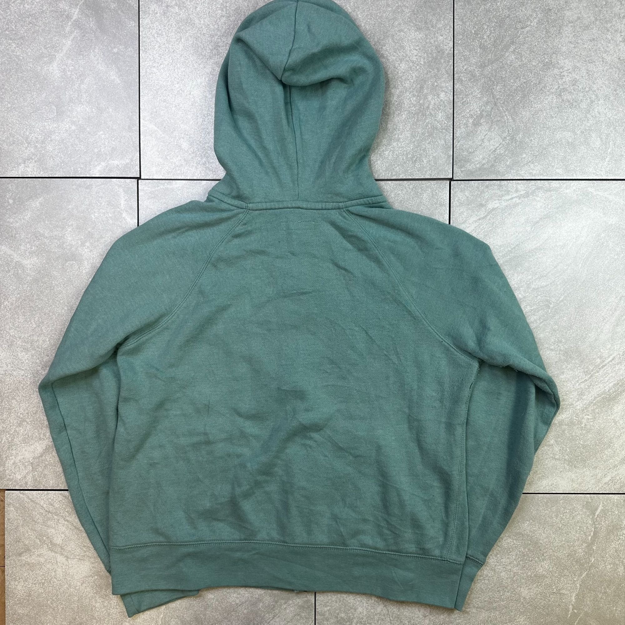 Aeropostale Mens Green Hooded Zip-Up Sweatshirt L