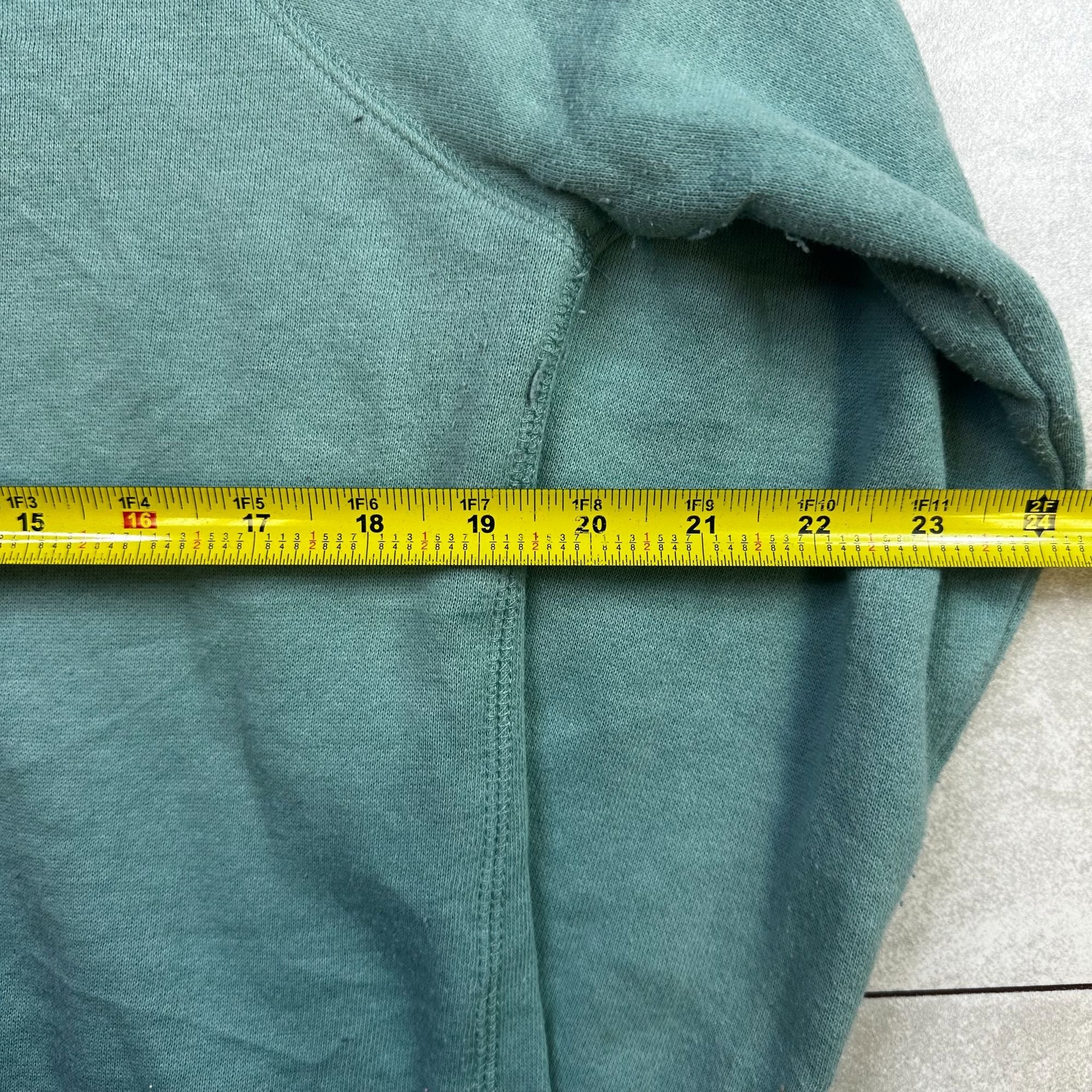 Aeropostale Mens Green Hooded Zip-Up Sweatshirt L