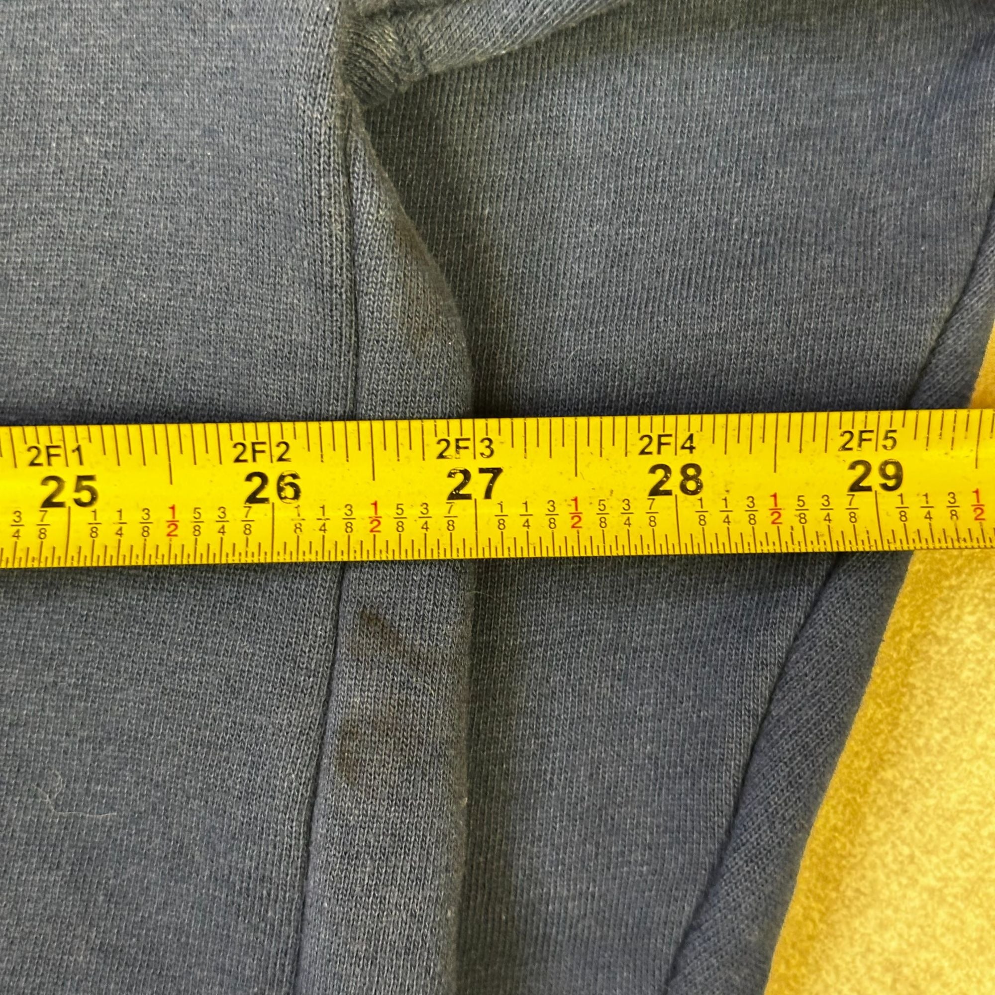 Vintage Starter Georgetown Hoyas Sweatshirt L Navy Blue Crewneck Cotton/Poly Blend