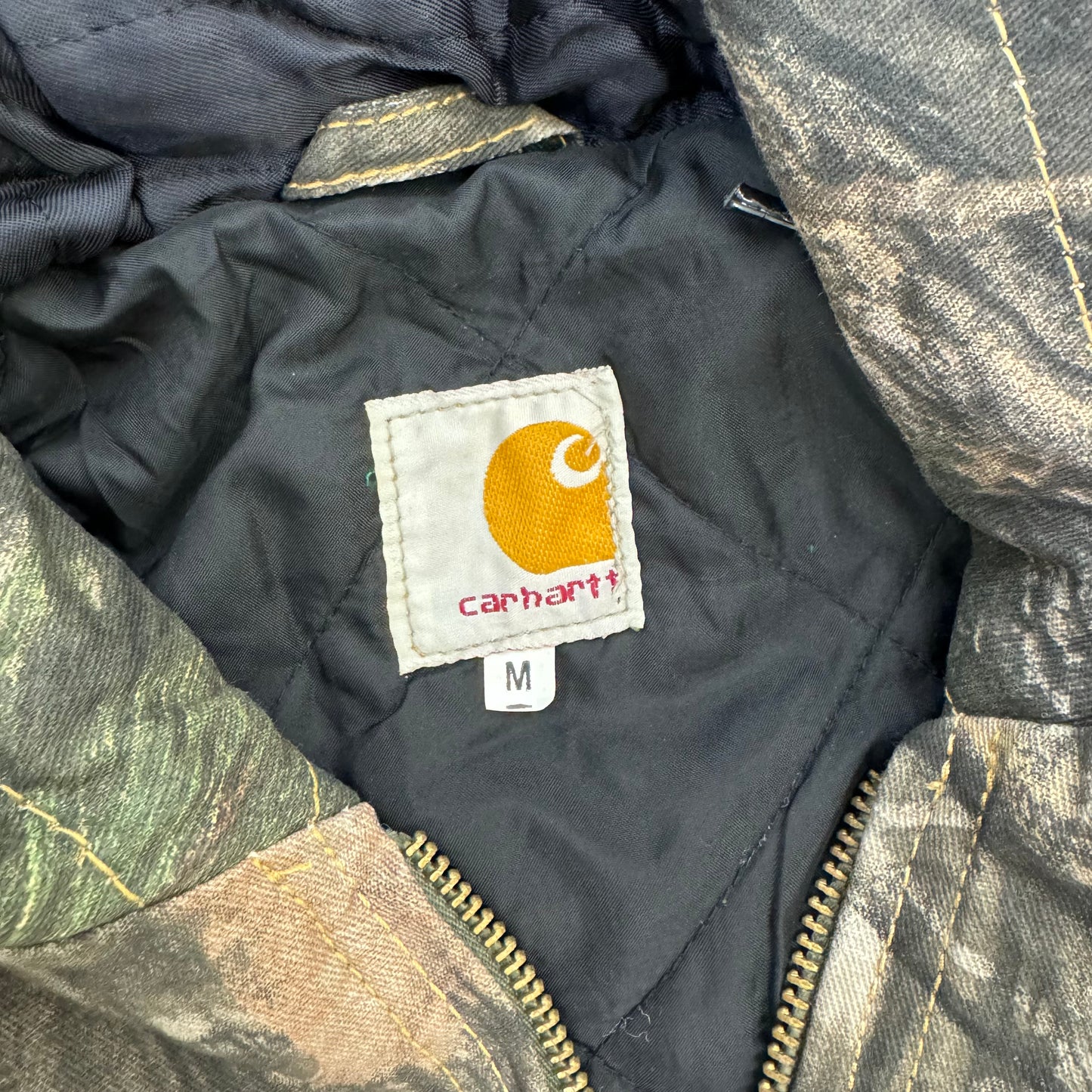 Carhartt Camp Reworked Zip-Up Work Hooded Jacket
