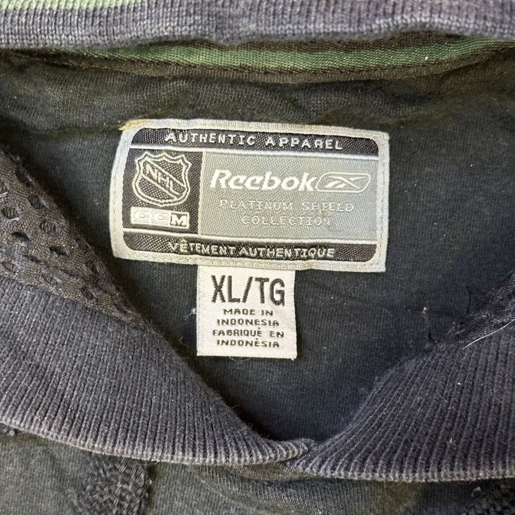 Reebok Dallas Stars NHL Black Hoodie XL Platinum Sewn Authentic Apparel