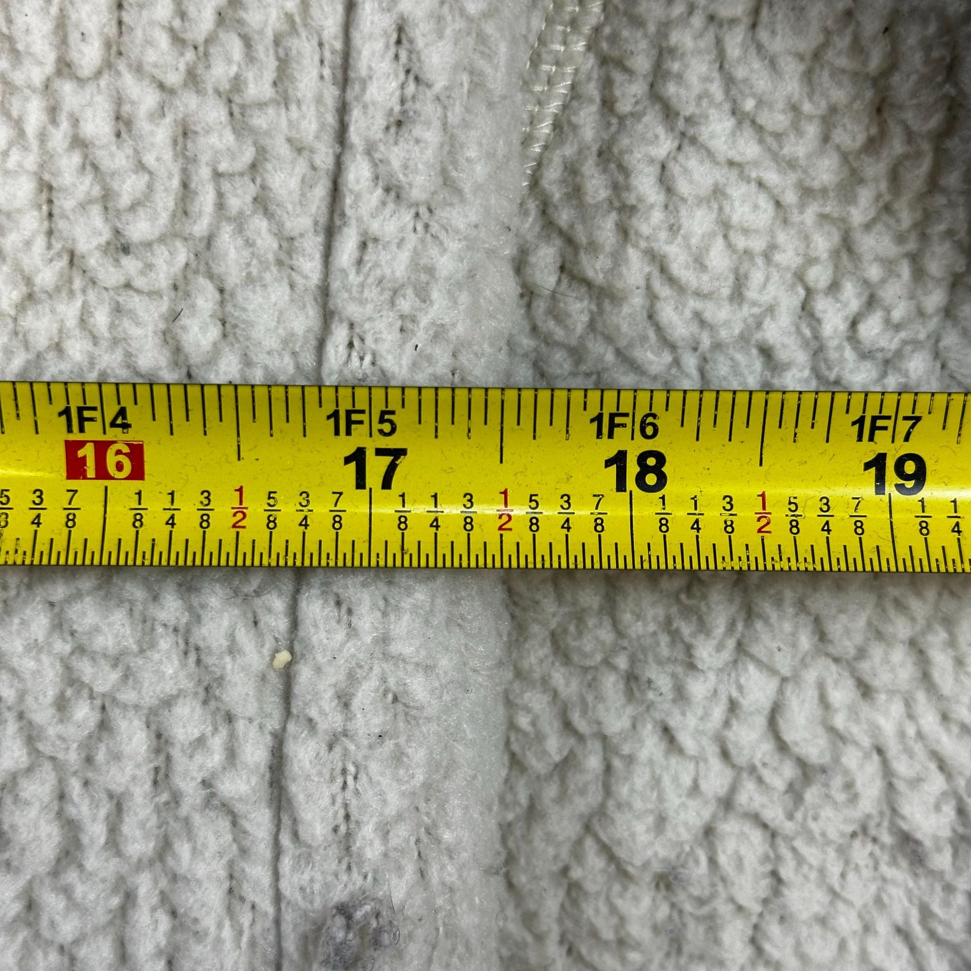 Patagonia Womens Cream Hooded Full-Zip Fleece Jacket Size M