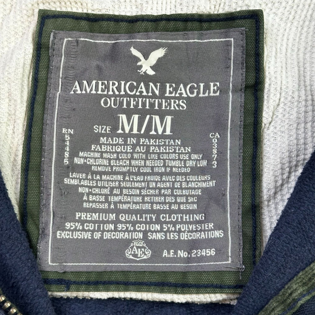 American Eagle Outfitters Mens Navy Full-Zip Hoodie M