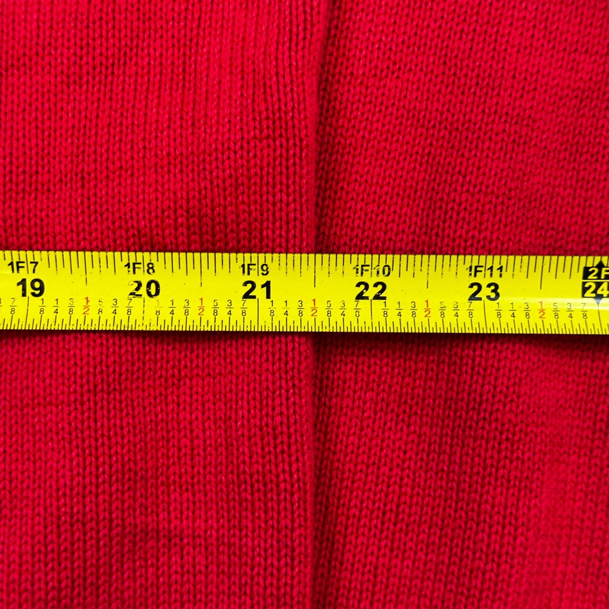 U.S. Polo Assn. Red Crewneck Sweater XL Mens 100% Cotton Embroidered Flag Logo