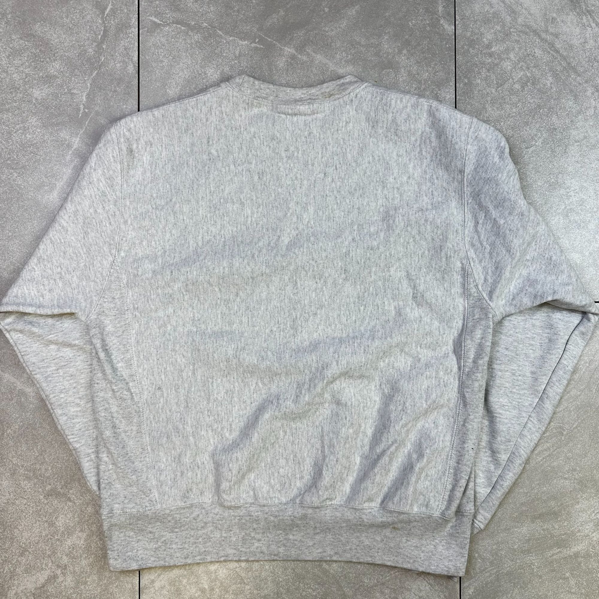 Champion Reverse Weave Purdue University Gray Crewneck Sweatshirt M Cotton Blend