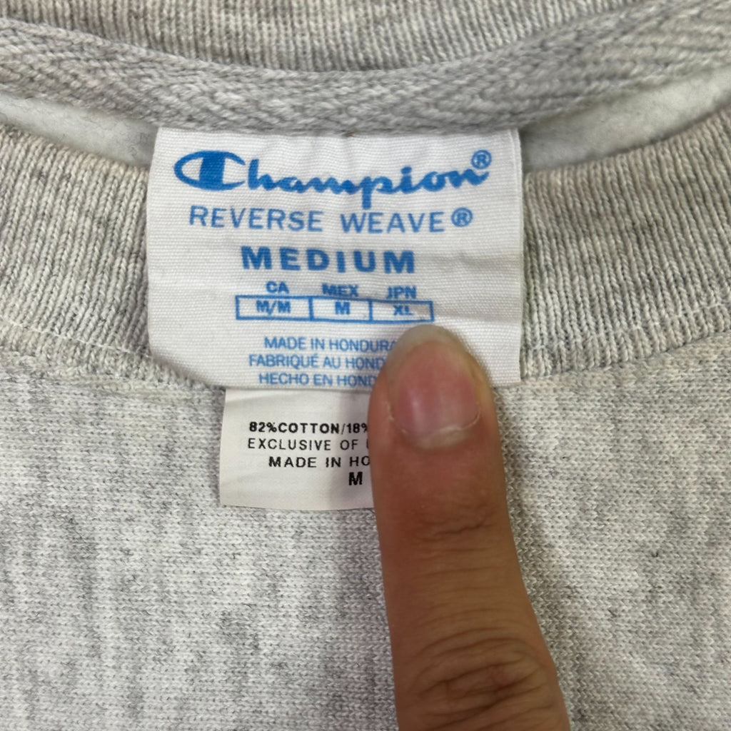 Champion Reverse Weave Purdue University Gray Crewneck Sweatshirt M Cotton Blend