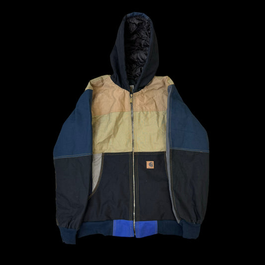 Carhartt Reworked Zip-Up Hooded Work Jacket