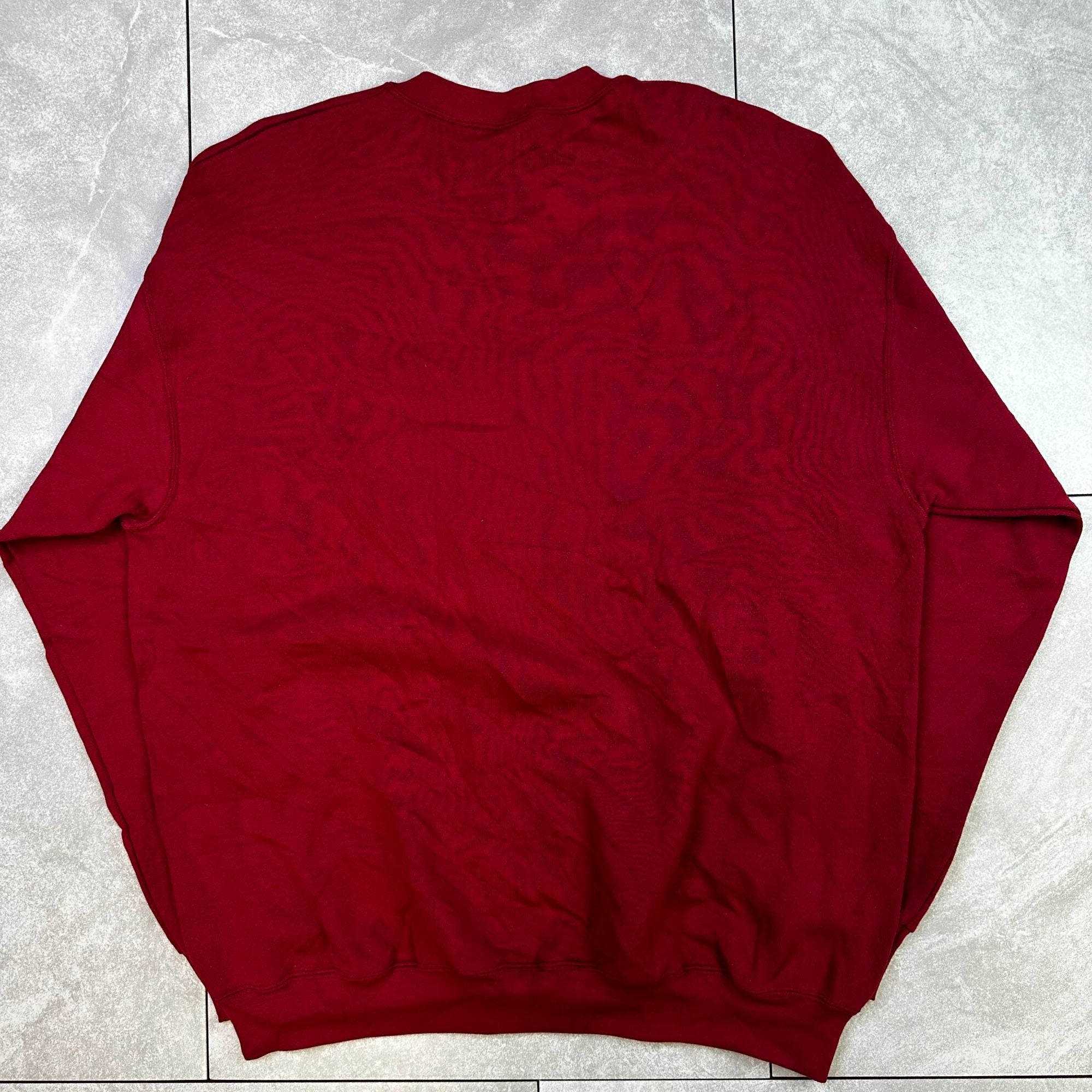 University Of Alabama Crimson Tide Lee Heavyweight Sweatshirt XL Red Graphic Pullover Crewneck