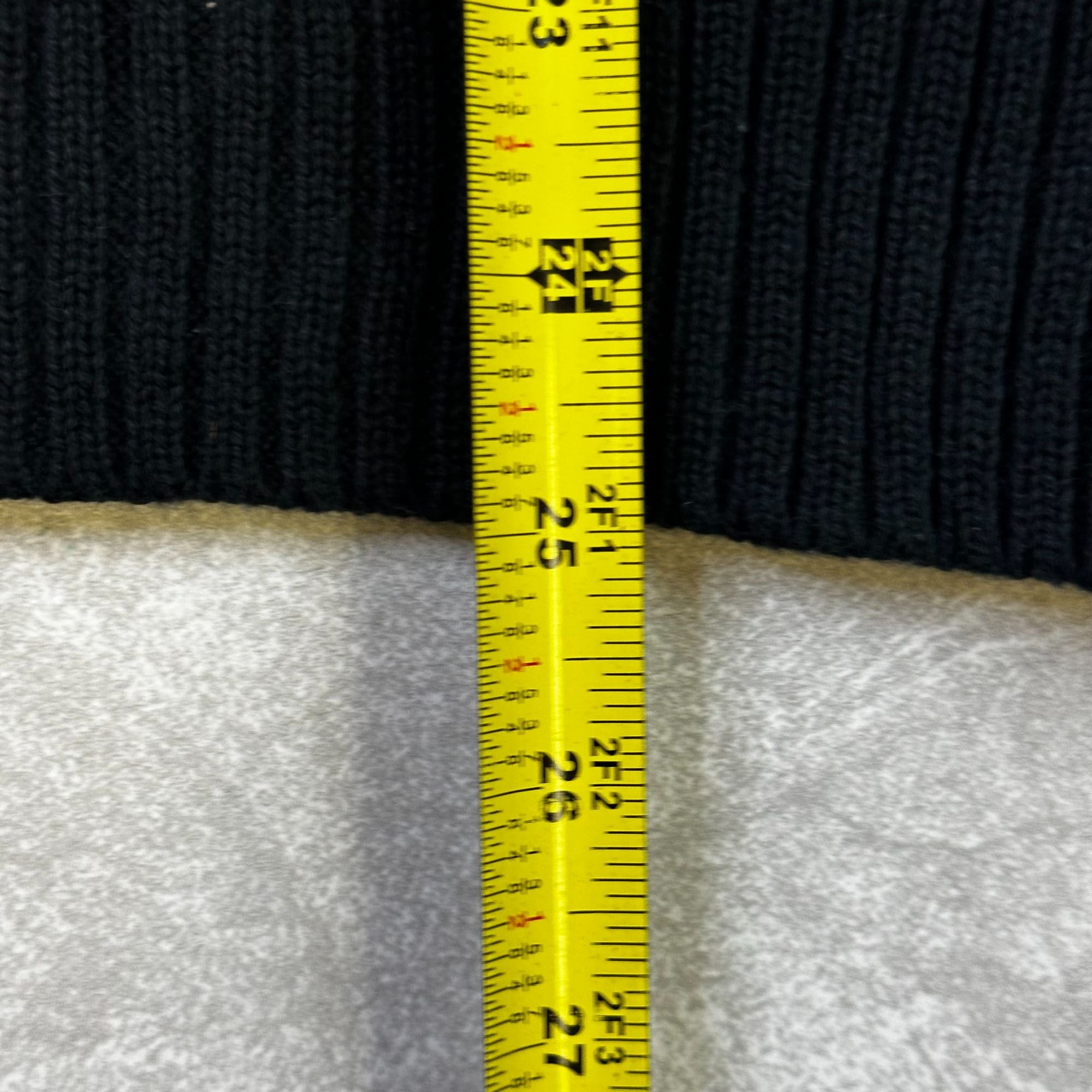 Polo Ralph Lauren XL Black Cable Knit Crewneck Sweater Red Pony Logo 100% Cotton Mens Classic Design